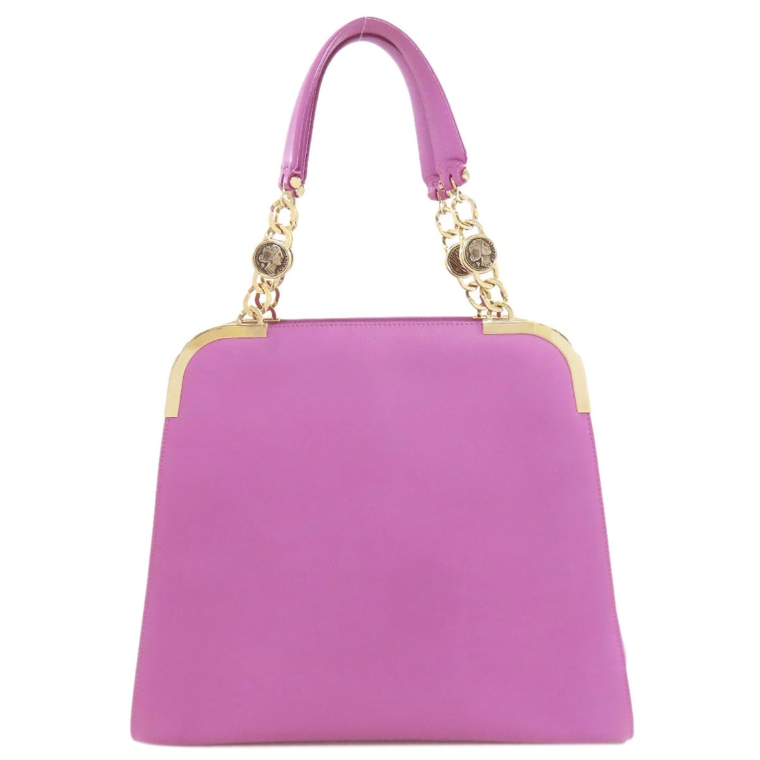 Bvlgari Monate Tote Bag Leather: Bvlgari Monate Tote Bag Leather Pink Bvlgari Monate Tote Bag Leather. Made from high-quality leather, this pink tote bag features the iconic BVLGARI style. A stylish and elegant accessory for everyday