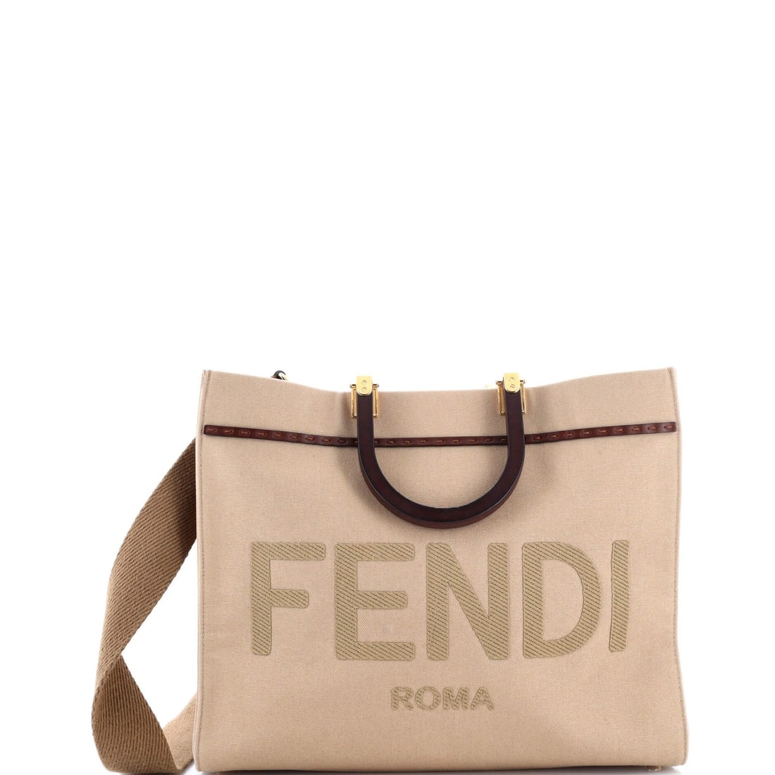 Canvas tote shopper medium from Fendi (1 of 6)