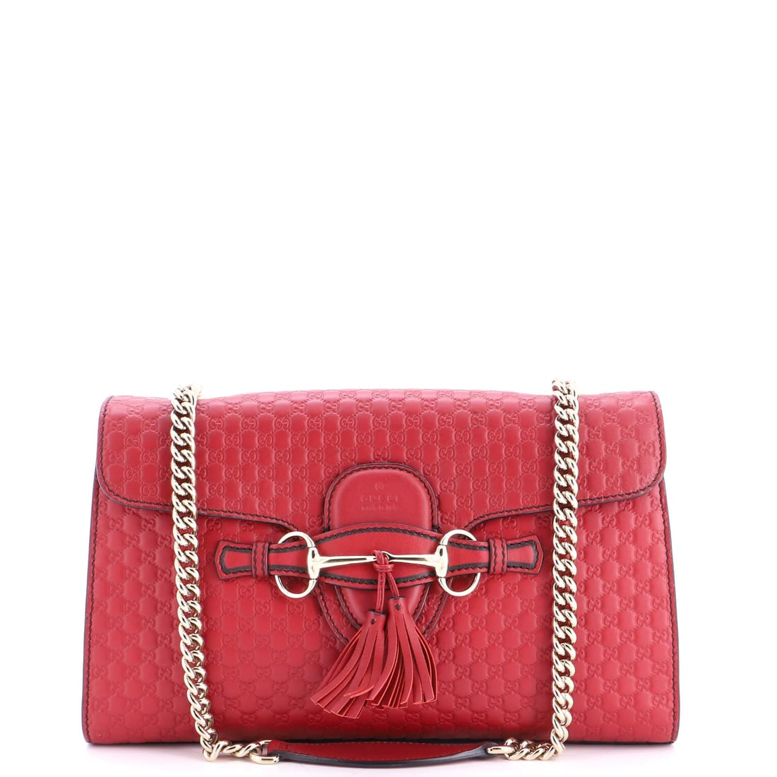 Gucci Emily Chain Flap Bag Microguccissima Leather Medium (1 of 5)