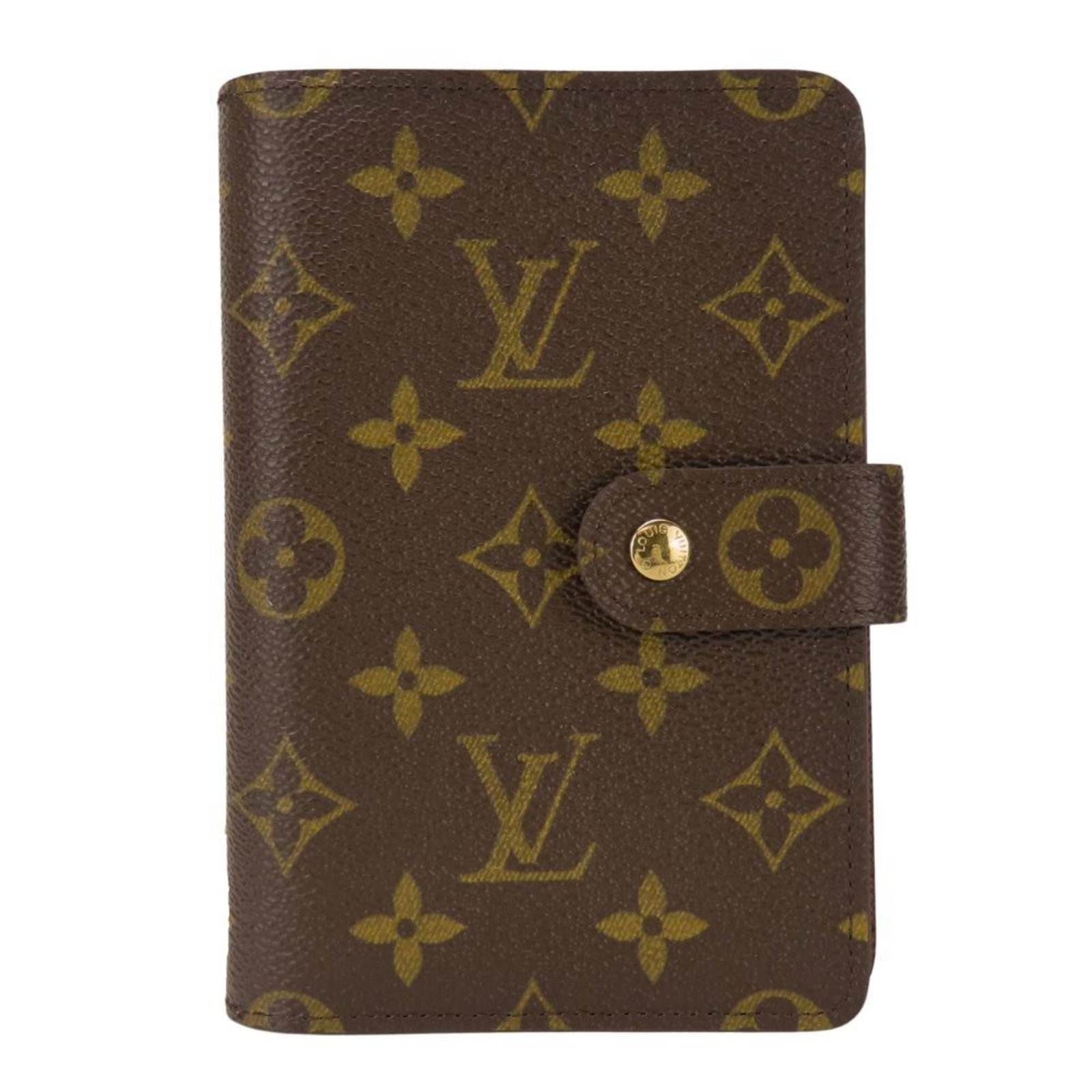 Louis Vuitton Wallet (Bi-Fold) Monogram: Louis Vuitton Wallet (Bi-Fold) Monogram Brown Monogram Louis Vuitton Bi-Fold Wallet with Serial Number SP1005, marked on the body and presented in its original box. This bi-fold wallet features the