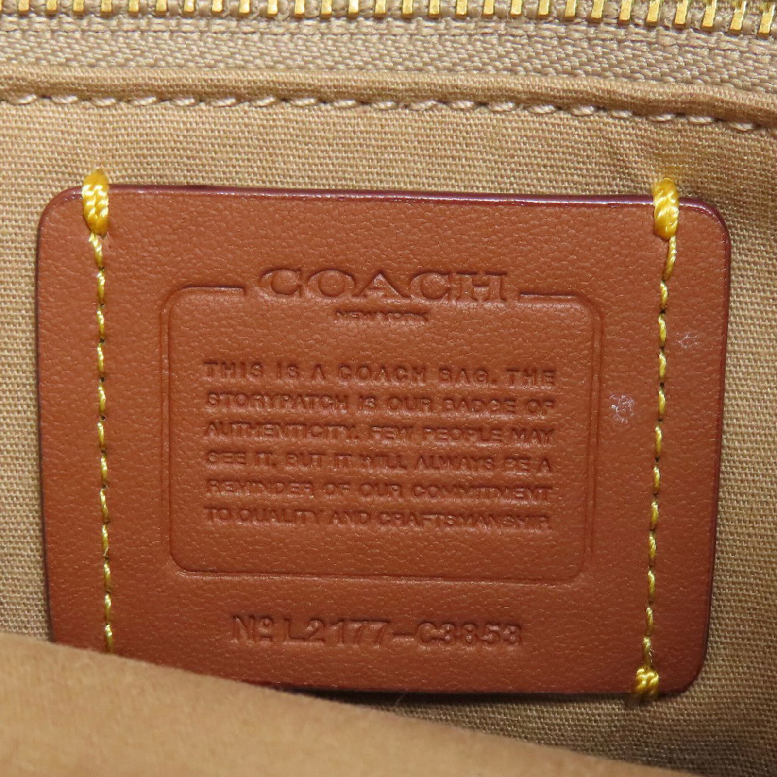 Canvas Handbag Coach - 6