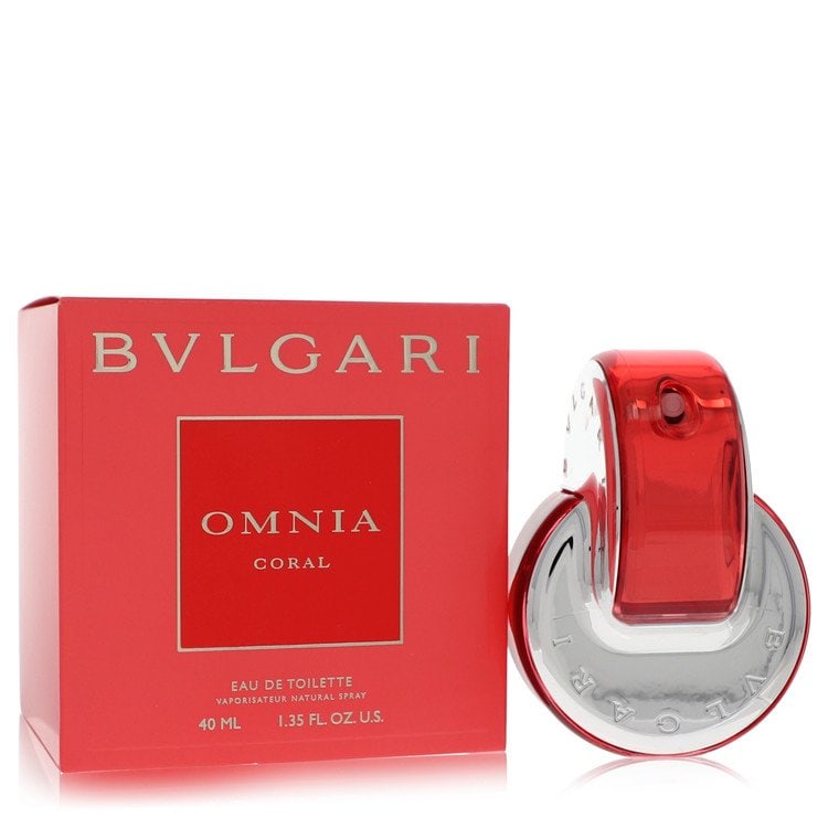 Omnia Coral by Bvlgari Eau De Toilette Spray 1.4 oz: Omnia Coral by Bvlgari Eau De Toilette Spray 1.4 oz Omnia Coral by Bvlgari Eau De Toilette Spray offers a floral and fruity fragrance with a sensual and exotic blend of notes, providing long-lasting w