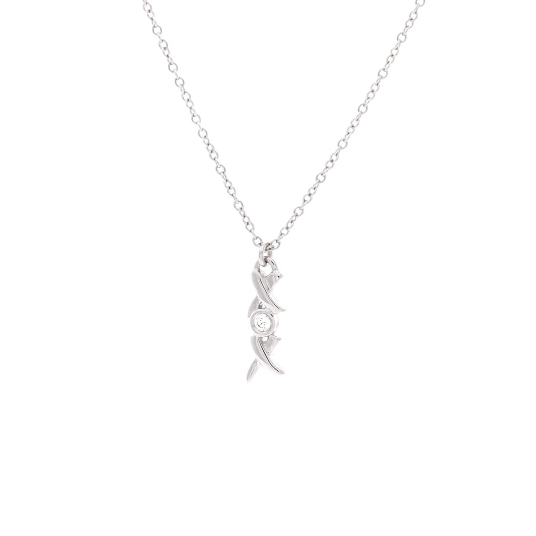 Paloma Picasso Graffiti Love Kisses XOX Pendant Necklace 18k by Tiffany (1 of 3)