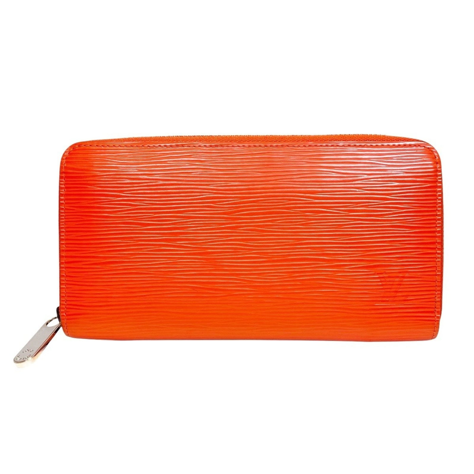 Epi Leather Bi Fold Wallet Louis Vuitton: Epi Leather Bi Fold Wallet Louis Vuitton Epi leather bi-fold wallet with a classic design, featuring a zipper closure and measuring 10.5cm x 19.5cm x 2cm in size. This long wallet is made from