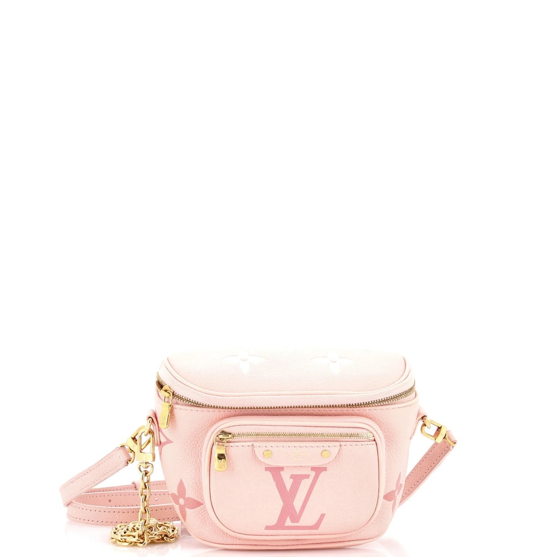 Mini Giant Monogram Empreinte By Pool Louis Vuitton: Mini Giant Monogram Empreinte By Pool Louis Vuitton The Mini Giant Monogram Empreinte By Pool Louis Vuitton is a stylish pink cross body bag featuring the iconic monogram pattern. With its leather