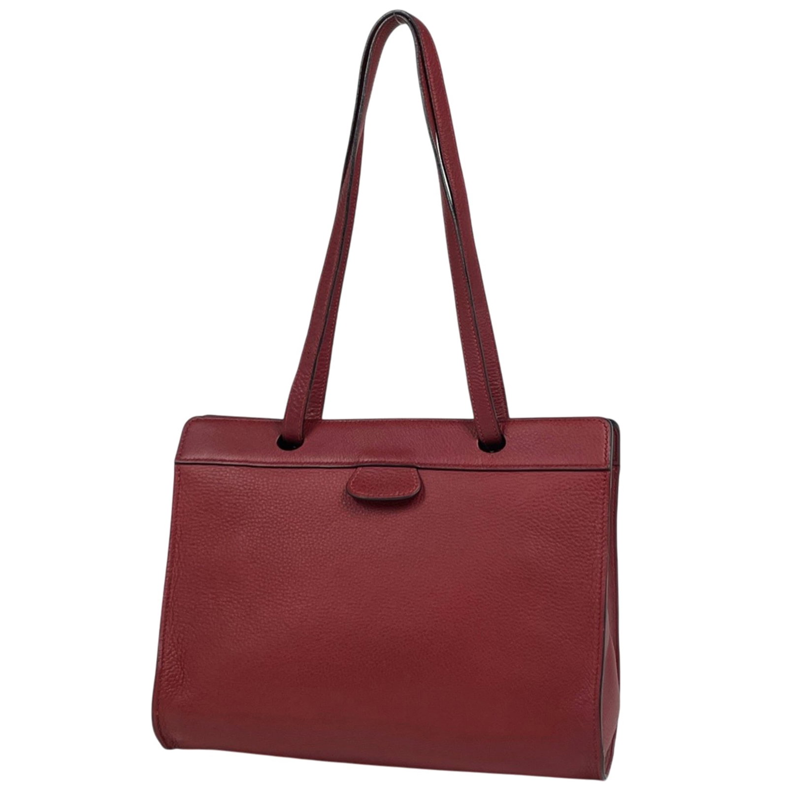 Hermes Shoulder Bag Tote Bag Taurillon Clemence Leather: Hermes Shoulder Bag Tote Bag Taurillon Clemence Leather Taurillon Clemence leather gives this Hermes shoulder bag tote a rich, velvety texture. Measuring 24cm x 31cm x 15cm, it offers ample space for