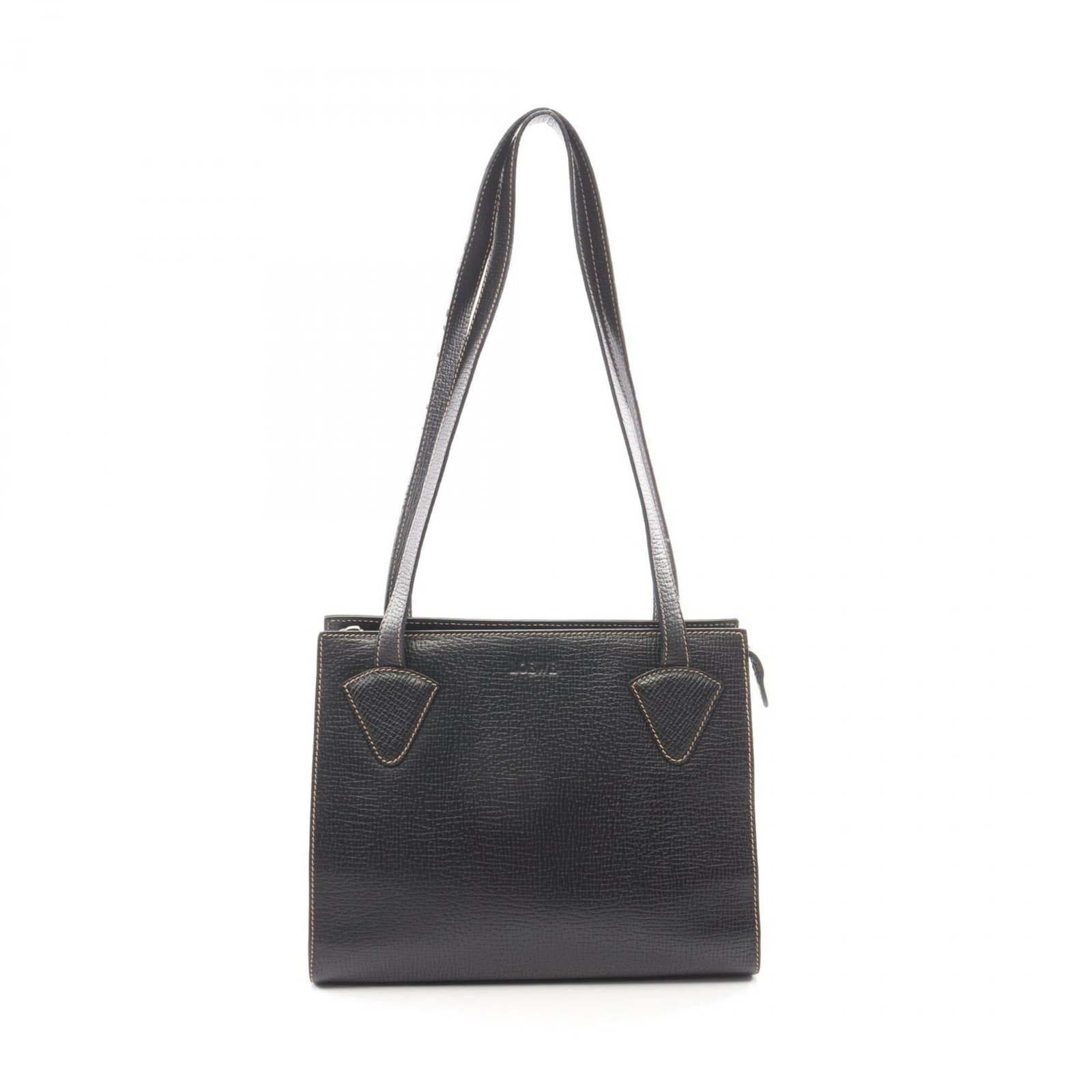 Loewe Handbag Tote Bag Leather: Loewe Handbag Tote Bag Leather Black Loewe leather tote bag with dimensions 24cm x 30cm x 12cm. This handbag features high-quality leather construction and a classic design. The signature is present