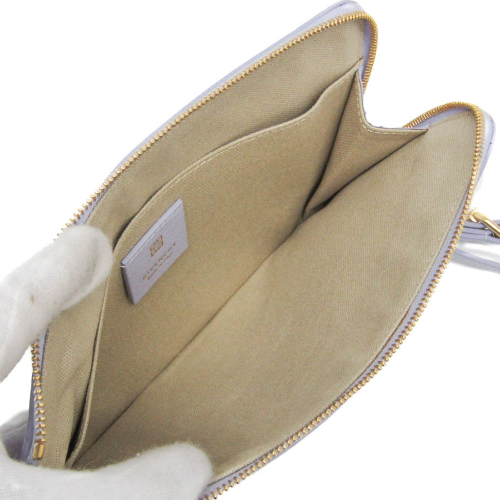 Pouch Handbag Leather Givenchy - 4