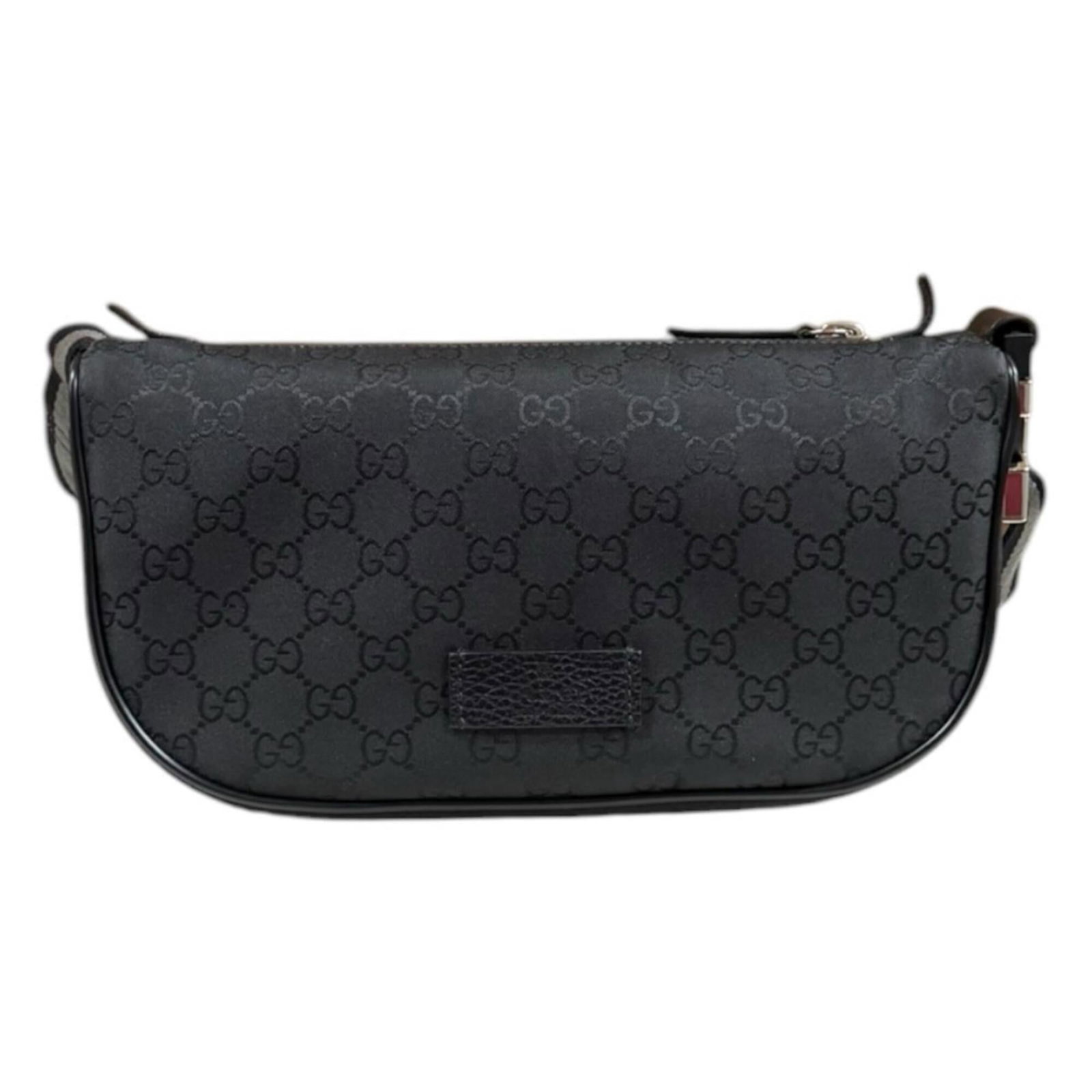 Sling Bag Nylon by Gucci: Sling Bag Nylon by Gucci Sling Bag Nylon by Gucci - A sleek and modern accessory from the iconic Italian brand. Made from high-quality nylon, this black sling bag features a compact design with dimens