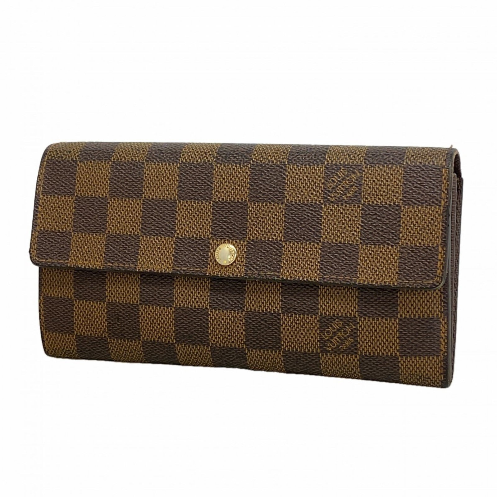 Vuitton Wallet Bi Fold Louis: Vuitton Wallet Bi Fold Louis The Vuitton Wallet Bi Fold Louis boasts sleek lines and a classic design, with its Ebene color adding a touch of sophistication. Measuring 10.5cm x 19cm x 3cm, it