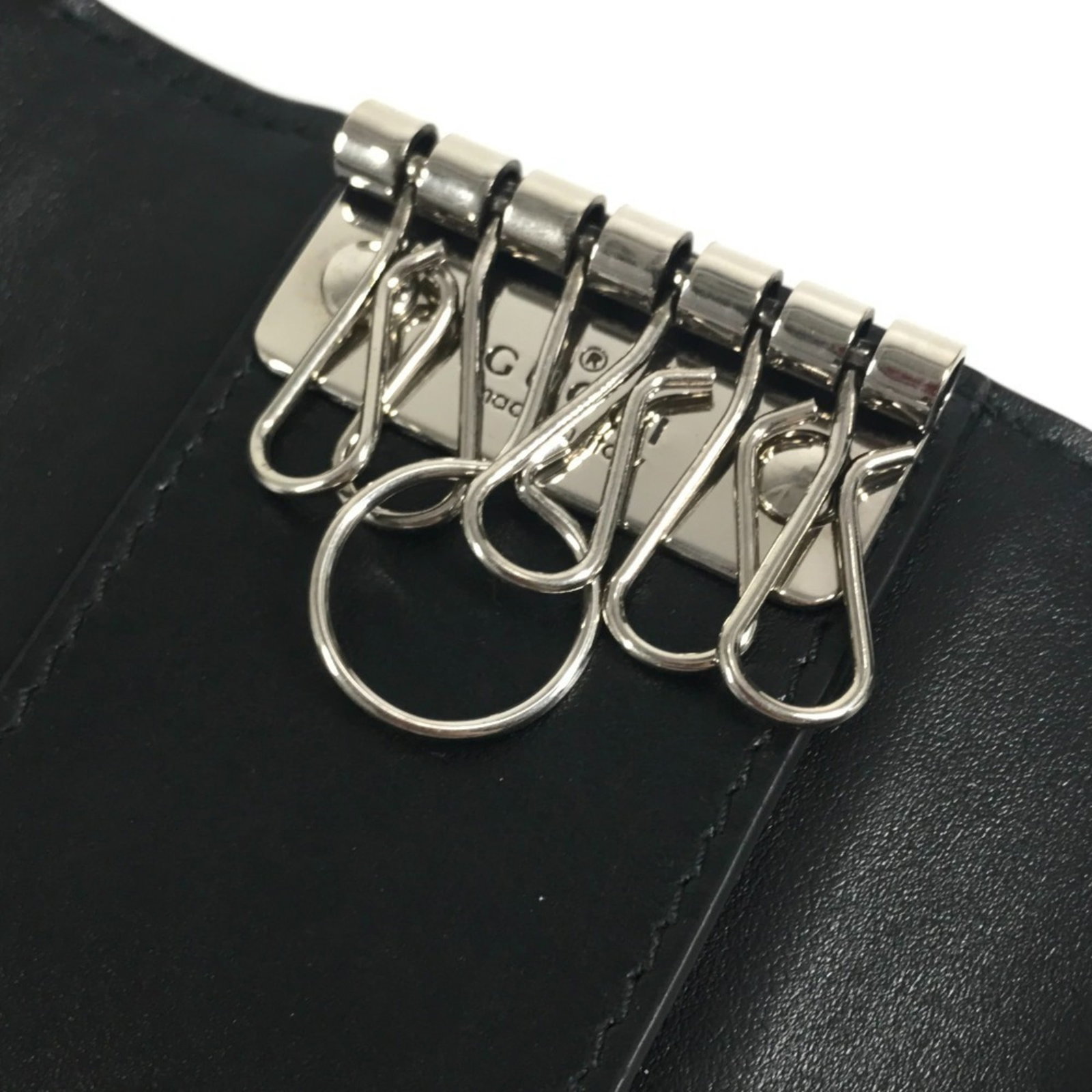 Keyring Leather Gucci - 9