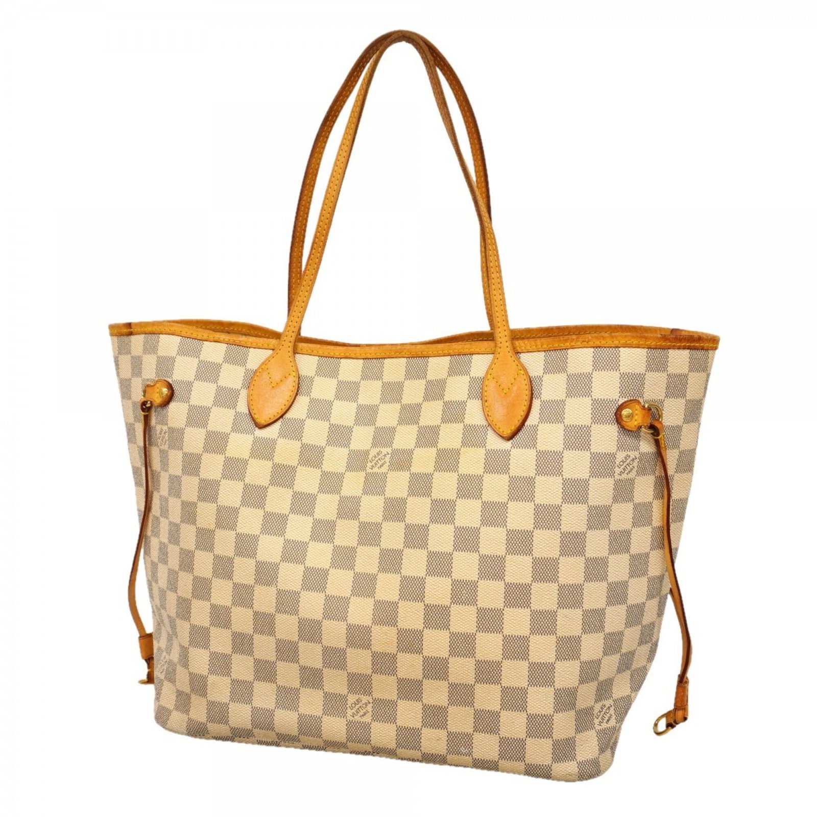 Louis Vuitton Tote Bag: Louis Vuitton Tote Bag White Louis Vuitton Tote Bag, measuring 29cm x 32cm x 16cm, offers a sleek and spacious design perfect for everyday use. The iconic monogram pattern adds a touch of sophisticati
