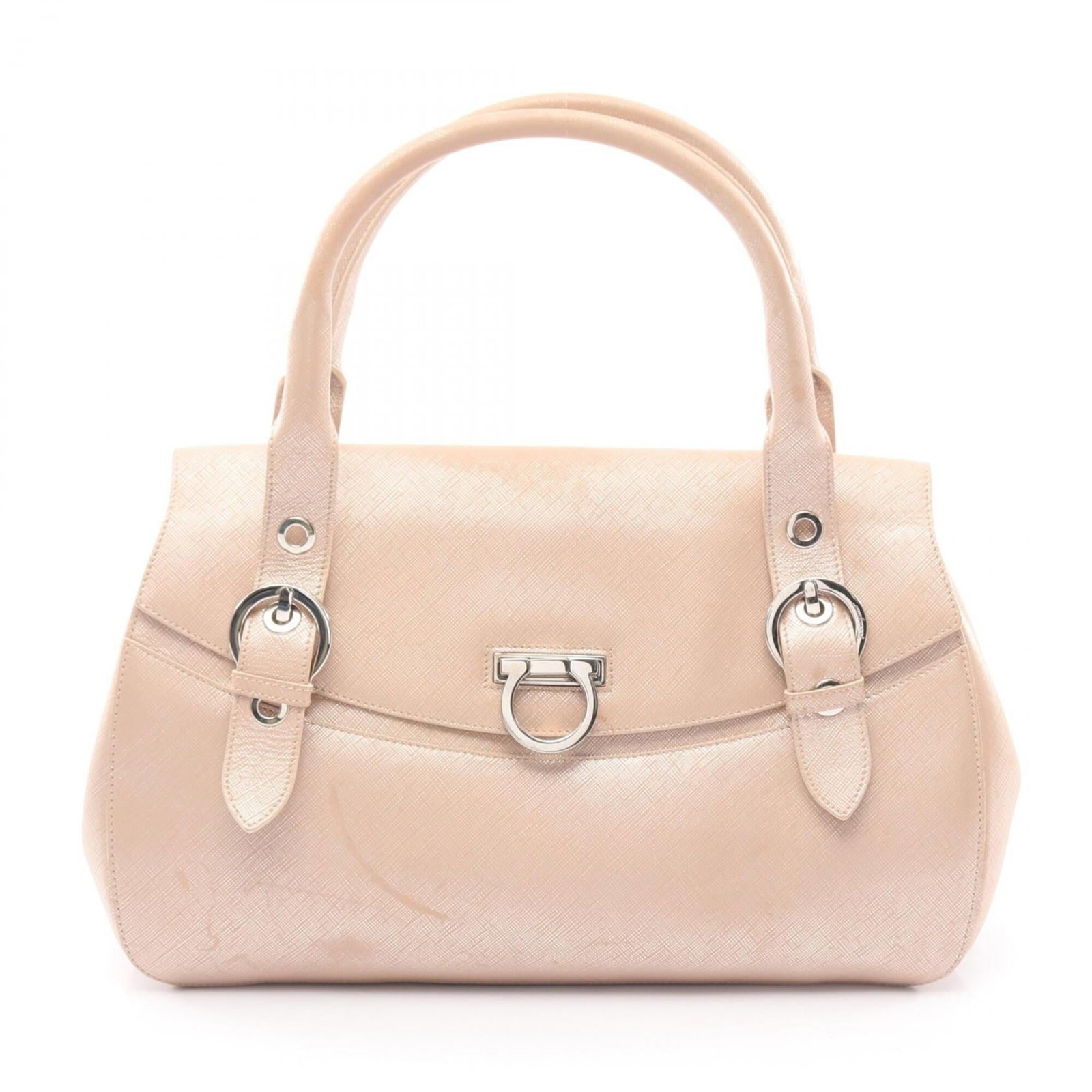 Salvatore Ferragamo Handbag Leather: Salvatore Ferragamo Handbag Leather Pink Salvatore Ferragamo handbag made from high-quality leather, measuring 23cm x 32cm x 11cm. The bag's design and signature pink color make it a stylish