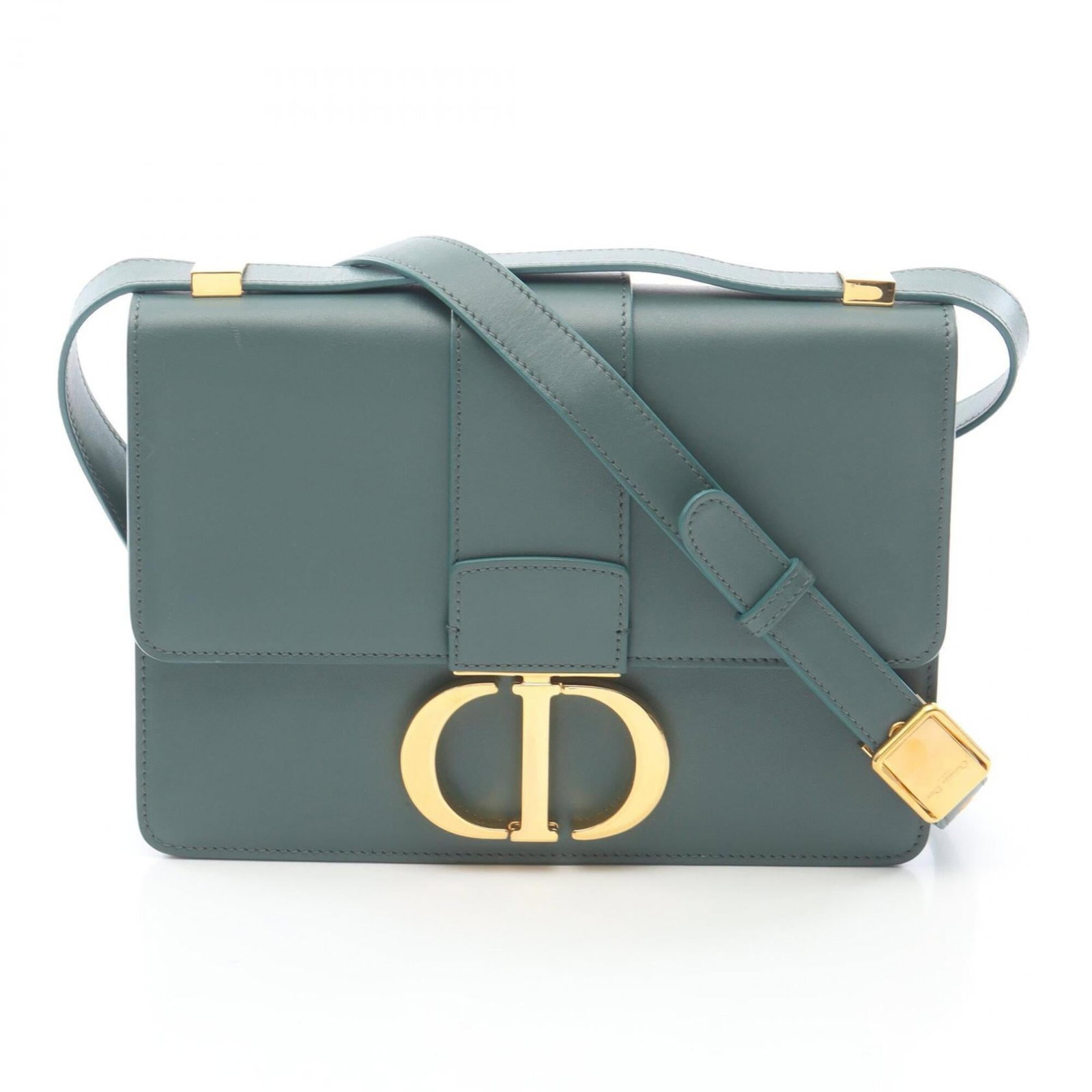 Handbag Shoulder Christian Dior Leather: Handbag Shoulder Christian Dior Leather This Christian Dior leather shoulder bag features a striking green color and measures 18cm x 24cm x 7cm. Made from high-quality leather, it boasts a classic des