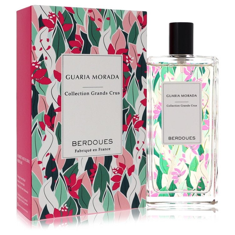 Guaria Morada by Berdoues Eau De Parfum Spray 3.38 oz: Guaria Morada by Berdoues Eau De Parfum Spray 3.38 oz Berdoues Eau De Parfum Spray in Guaria Morada, a captivating scent. This 3.38 oz fragrance features the brand's signature style and aroma. A class