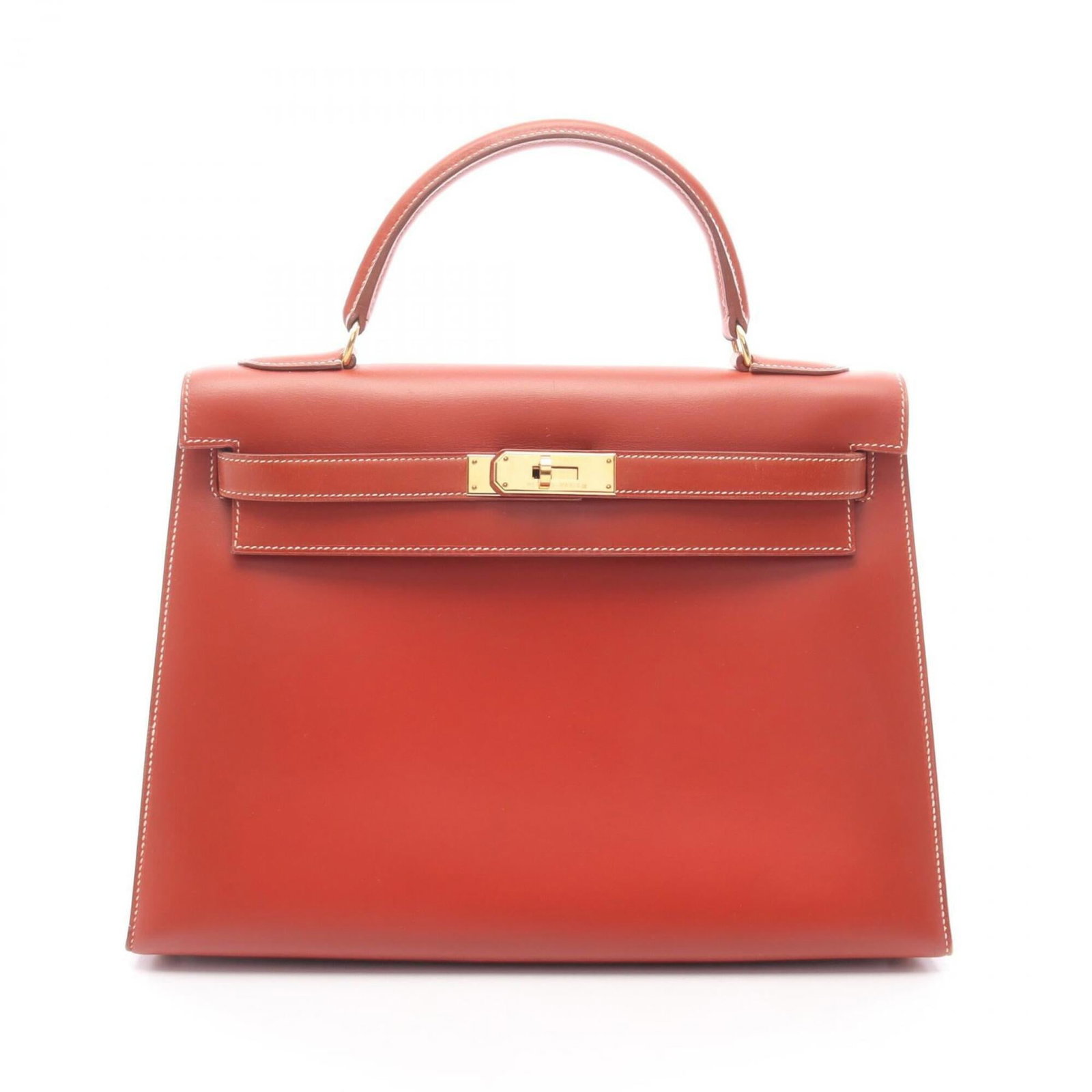 Calf Leather Handbag Hermes: Calf Leather Handbag Hermes Calf leather handbags from Hermes are renowned for their exceptional craftsmanship and timeless design. This brown box calf leather handbag boasts a classic size and sleek 