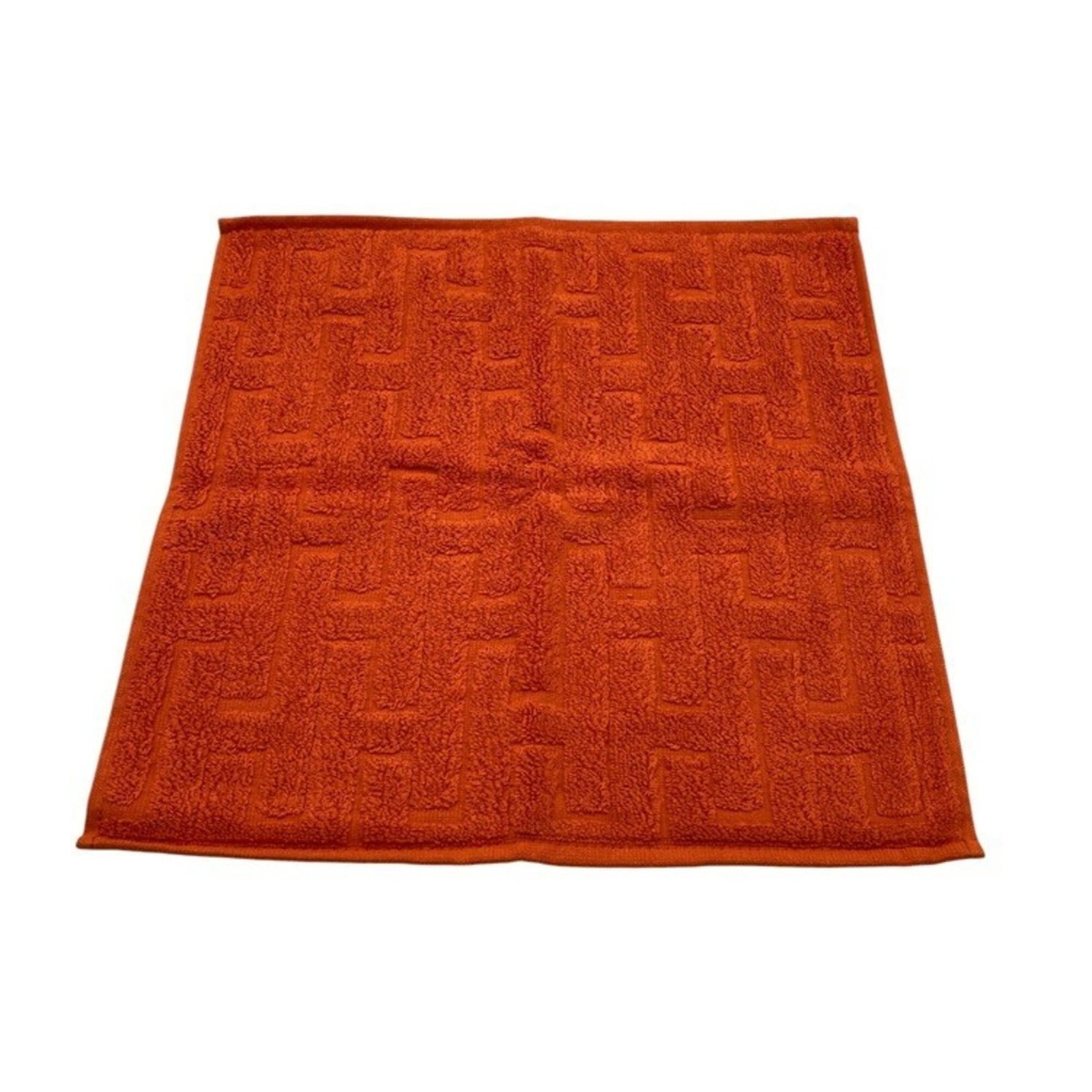 Cotton Hand Hermes Towel: Cotton Hand Hermes Towel Made from high-quality cotton, this vibrant orange hand towel features the iconic Hermes brand. Measuring 33cm x 33cm, it's a compact and stylish accessory perfect for