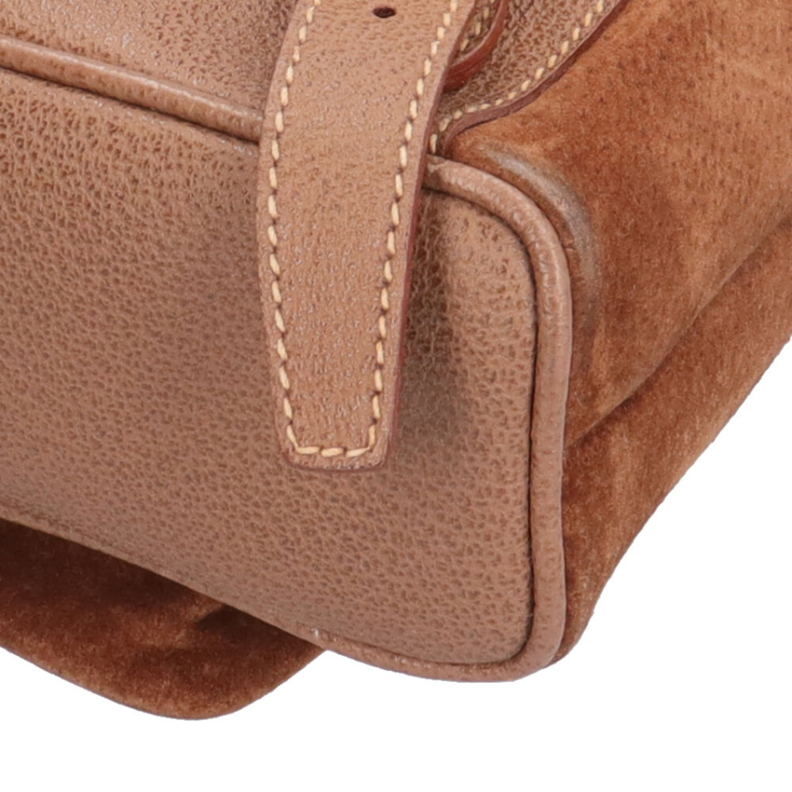 Suede Leather Backpack - 10
