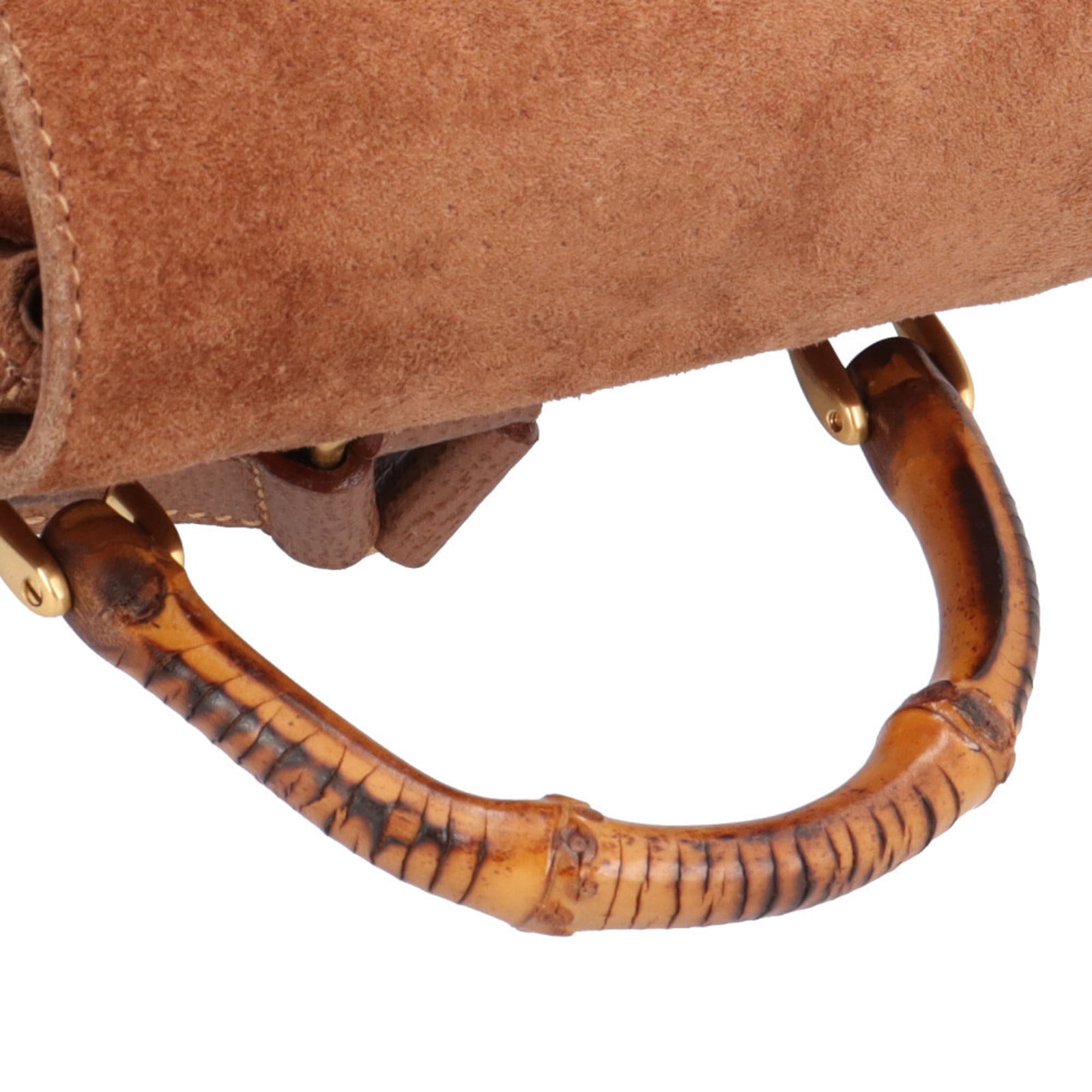 Suede Leather Backpack - 11