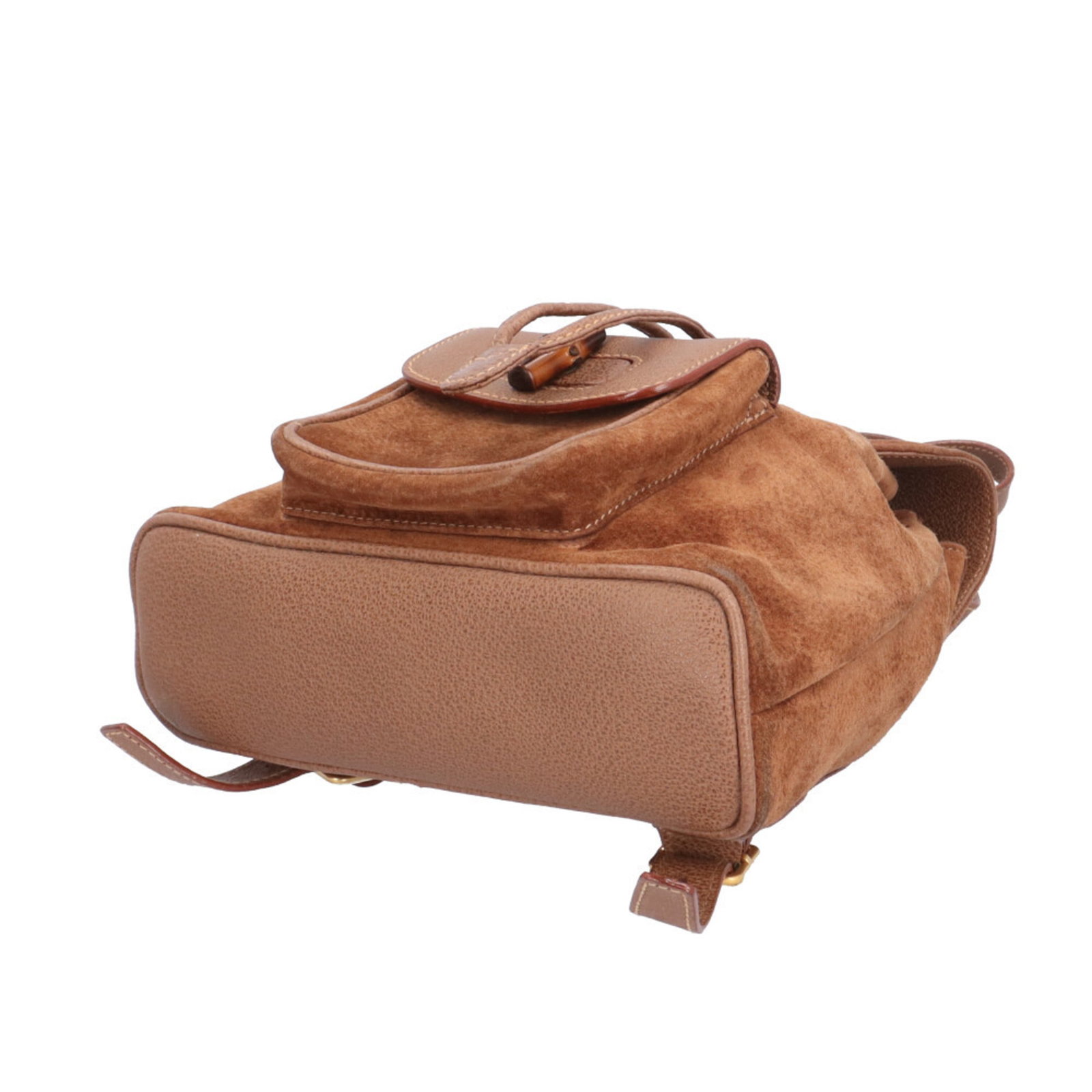 Suede Leather Backpack - 5