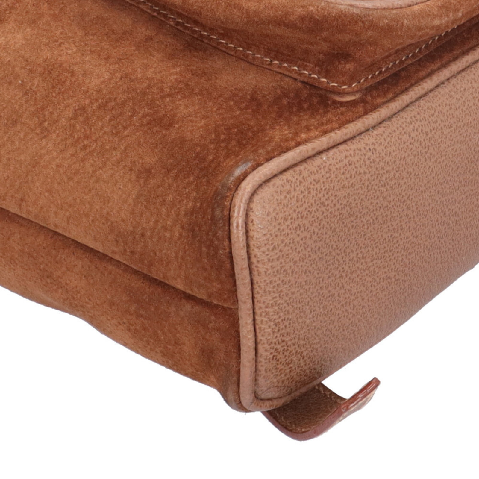 Suede Leather Backpack - 7
