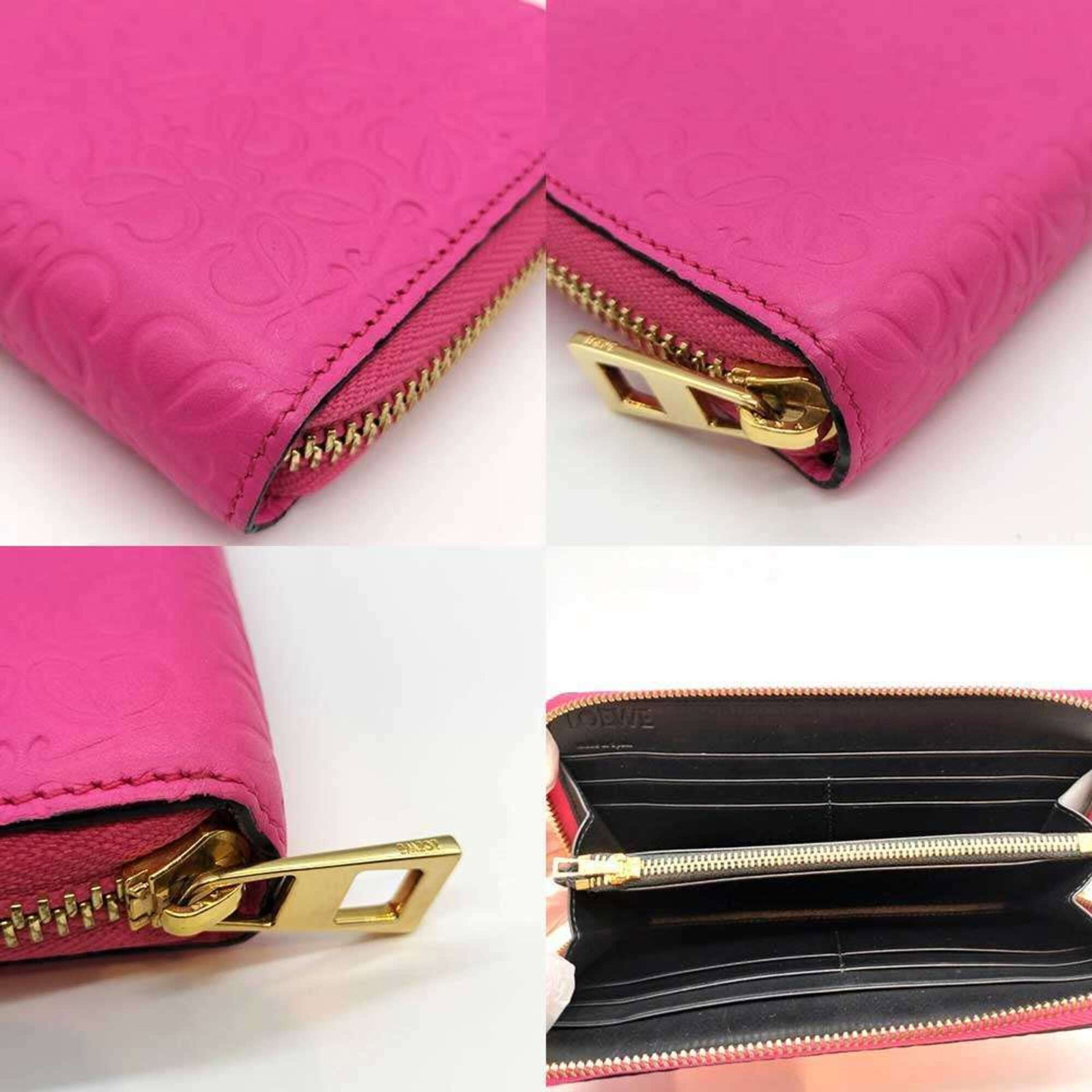 Long Wallet Bi Fold Leather - 4