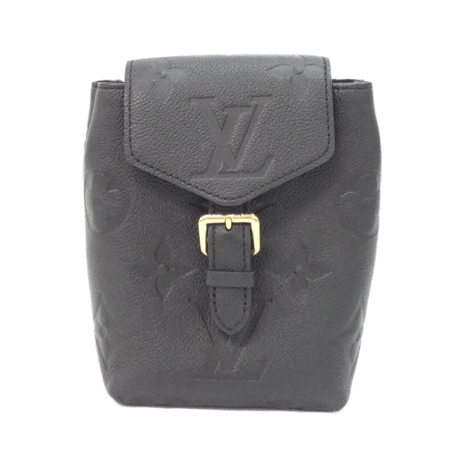 Louis Vuitton Empreinte Backpack Monogram: Louis Vuitton Empreinte Backpack Monogram The Louis Vuitton Empreinte Backpack Monogram boasts sleek black monogram Empreinte design, complemented by gold hardware for a touch of luxury. Measuring