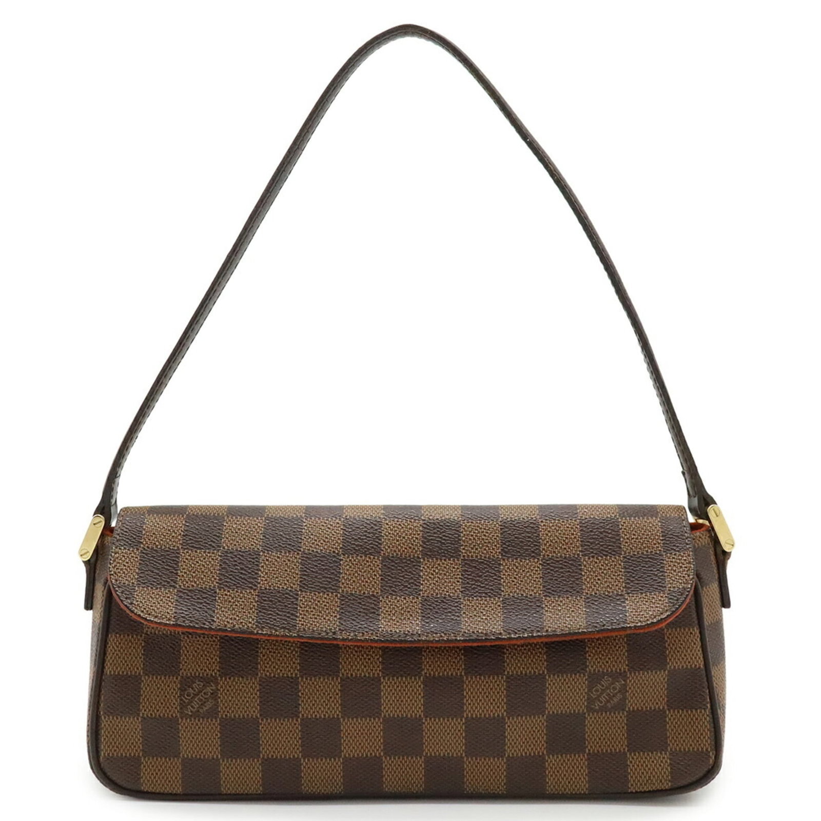 Louis Vuitton Shoulder Bag PVC: Louis Vuitton Shoulder Bag PVC The Louis Vuitton Shoulder Bag PVC boasts a sleek, modern design with a signature brown color. Made from high-quality PVC material, this bag features a compact size