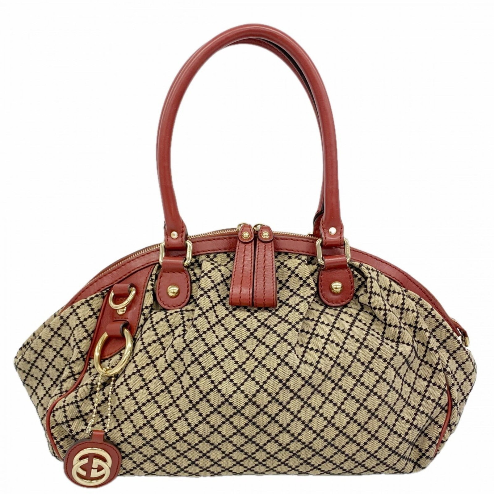 Gucci Tote Bag Canvas: Gucci Tote Bag Canvas Canvas tote bag from Gucci, featuring black canvas material and gold hardware. The bag measures 29.5cm x 33.5cm x 12.5cm in size. This Gucci MPN 223974 tote bag is made of canvas