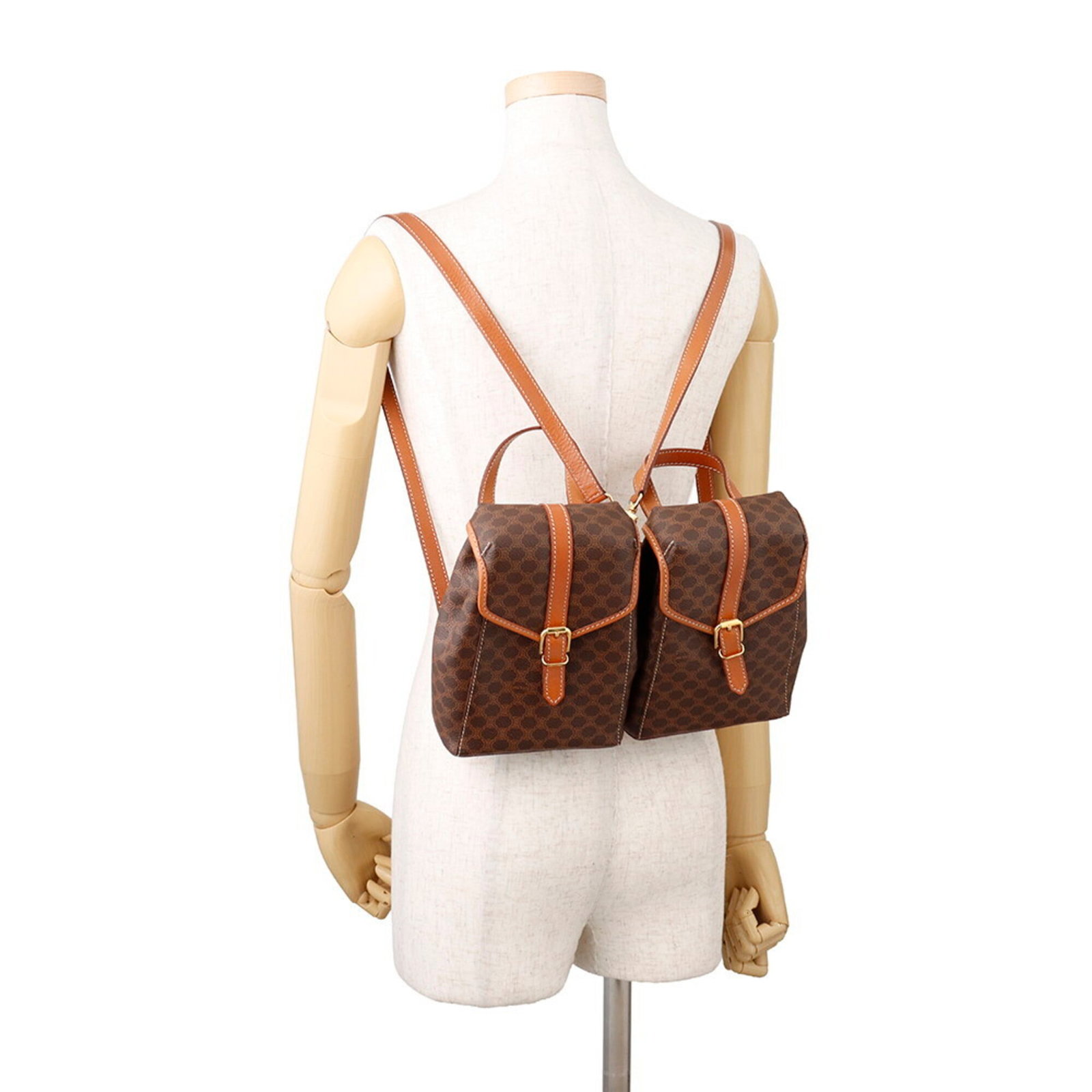 Celine Leather Backpack - 4