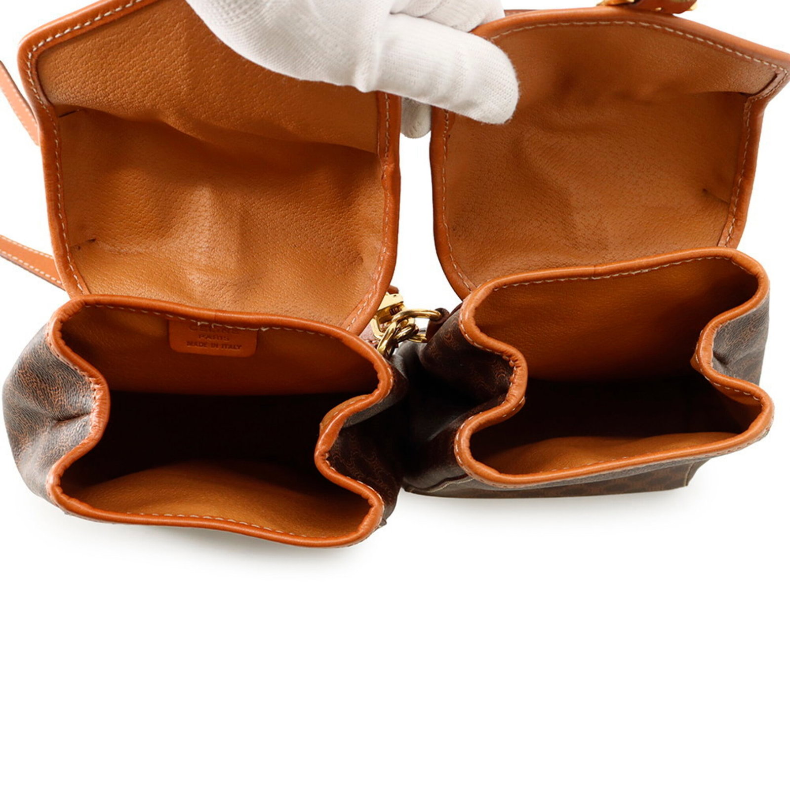 Celine Leather Backpack - 5