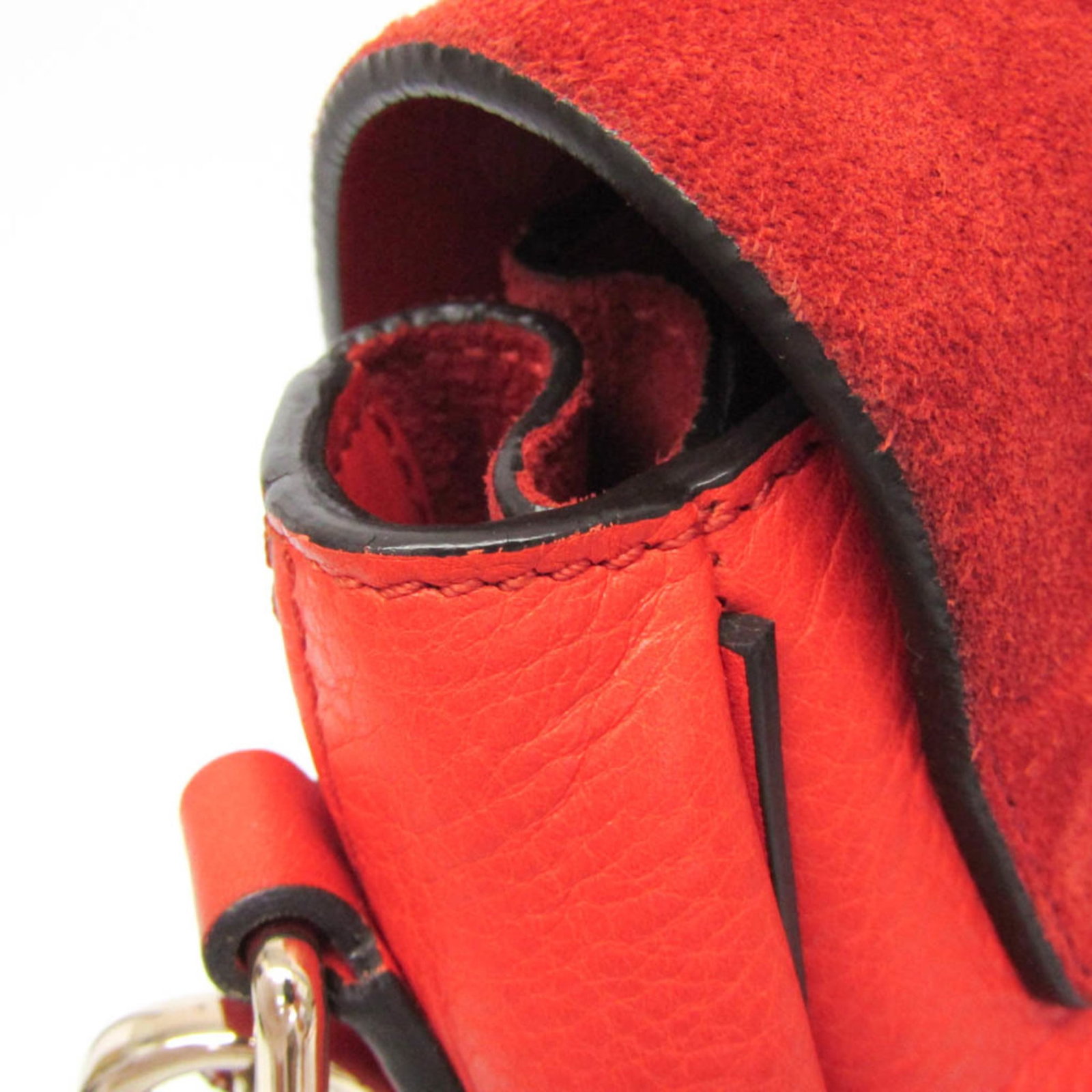 Leather Suede Backpack Chlo - 11