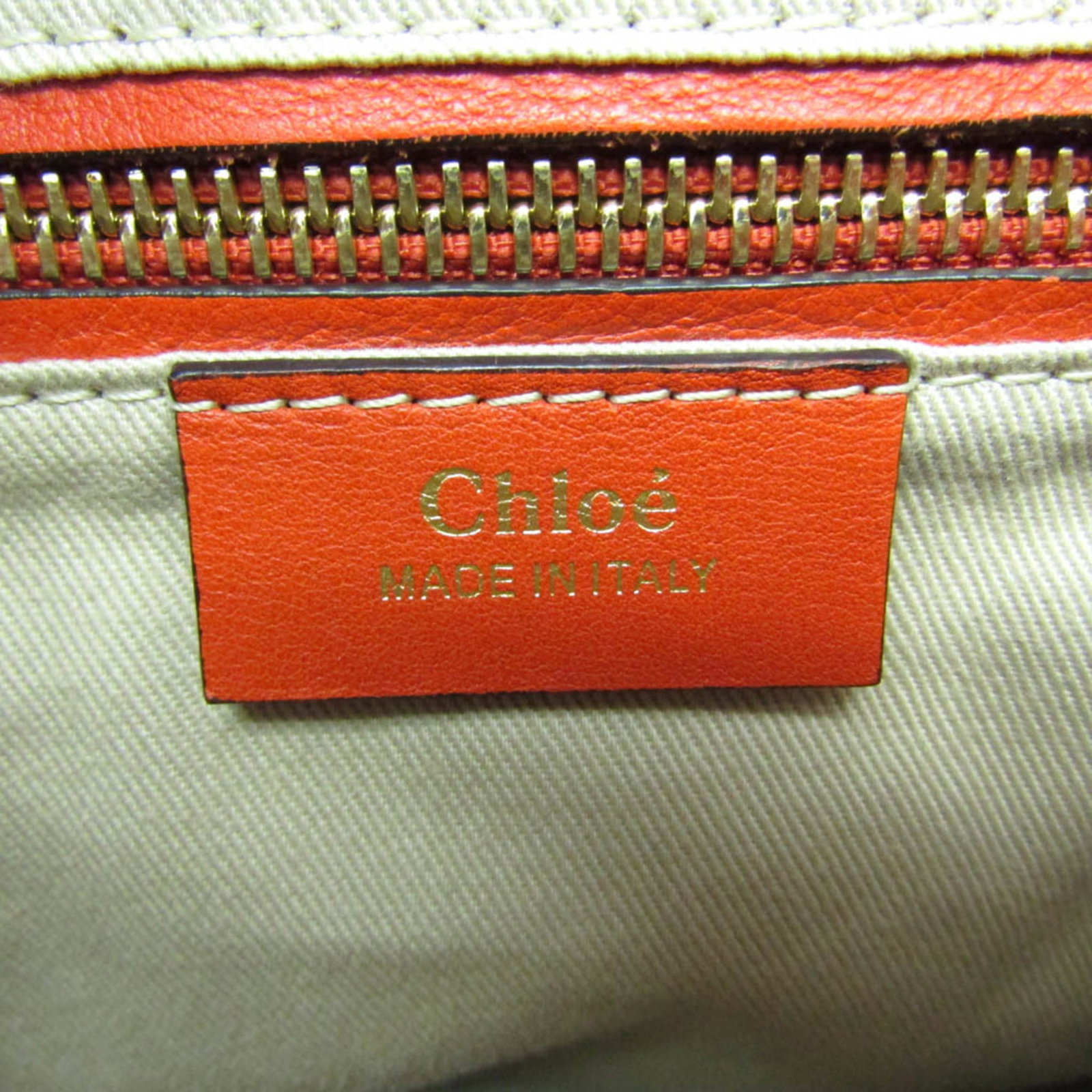 Leather Suede Backpack Chlo - 13