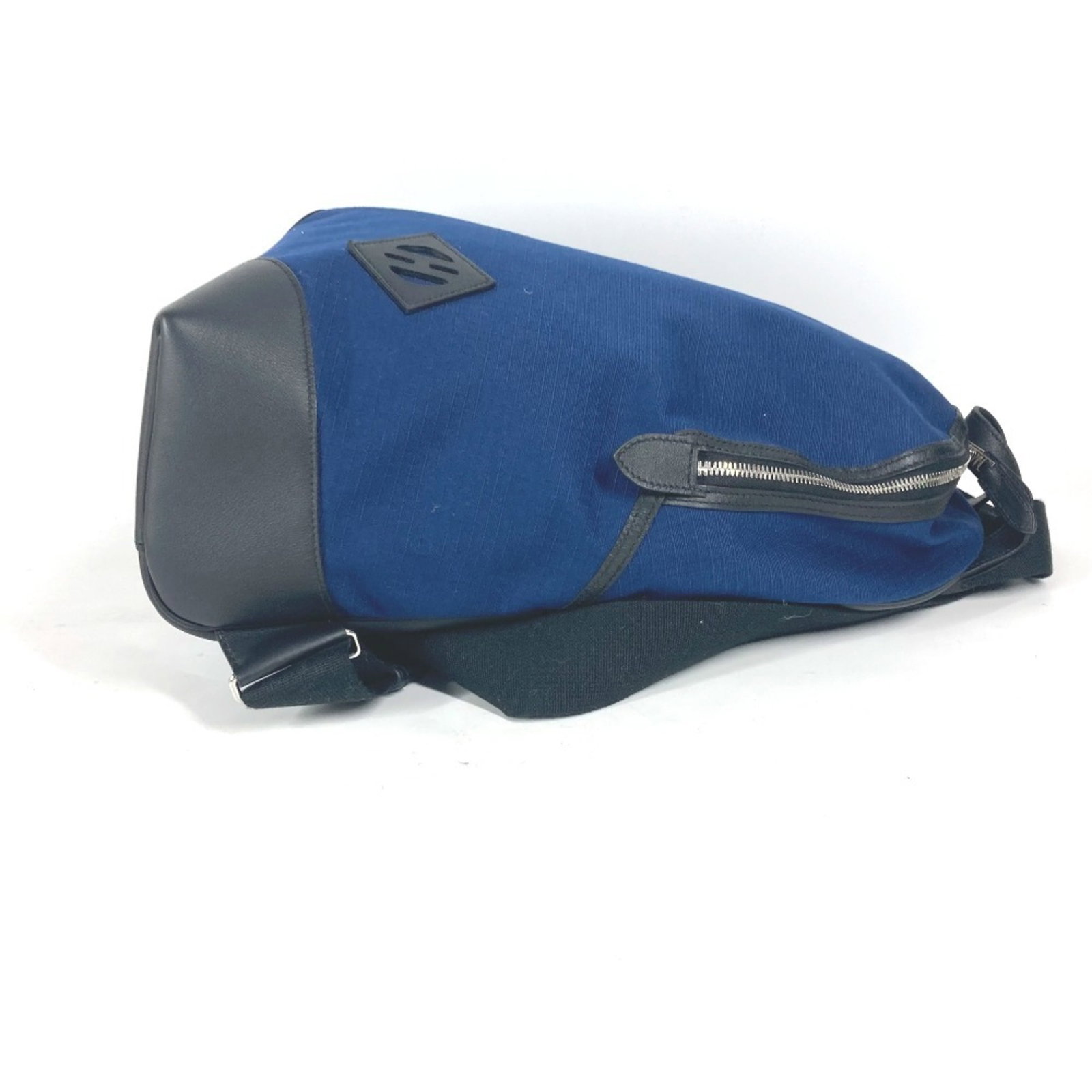 Canvas leather backpack by Hermes - 4