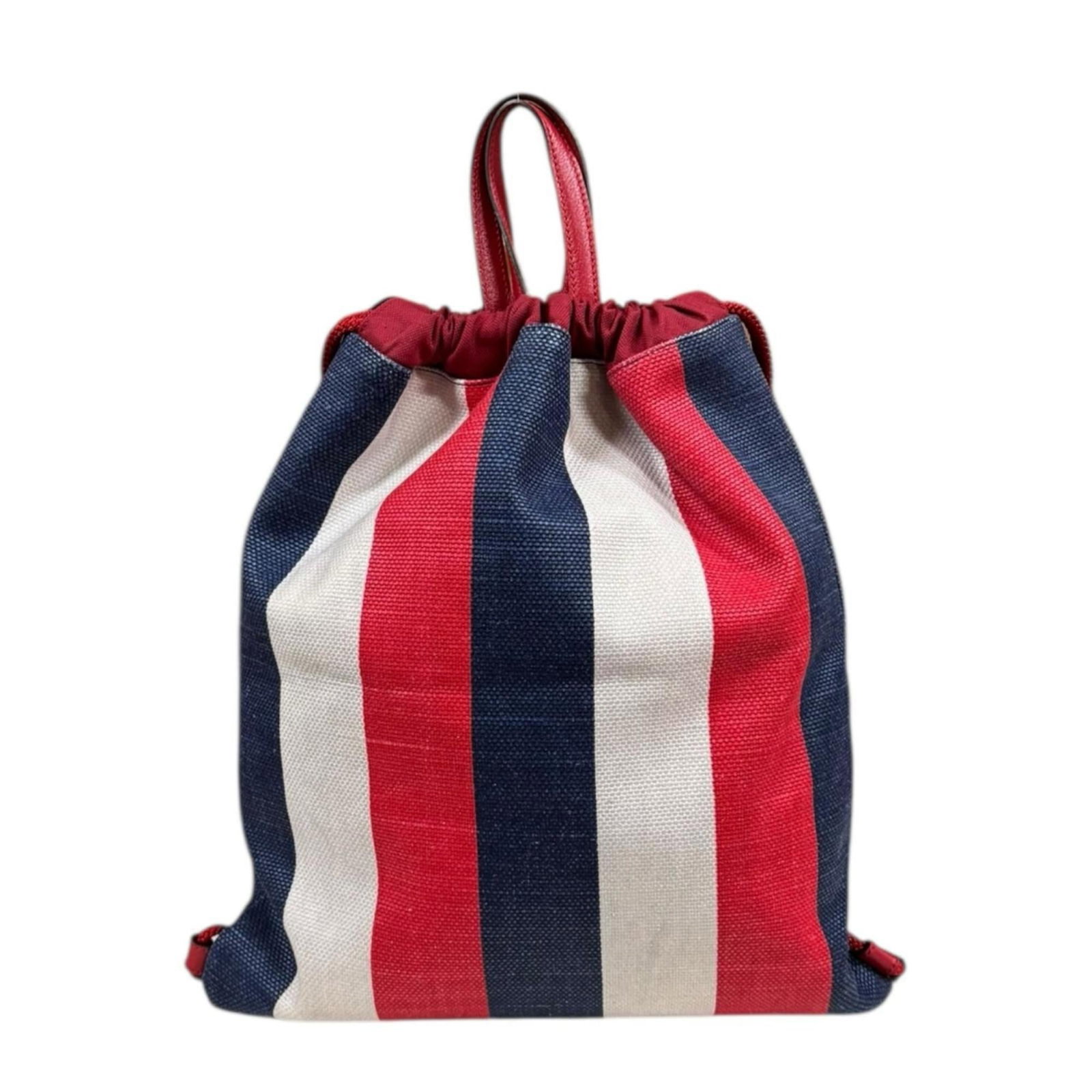Canvas Leather Backpack Gucci - 3