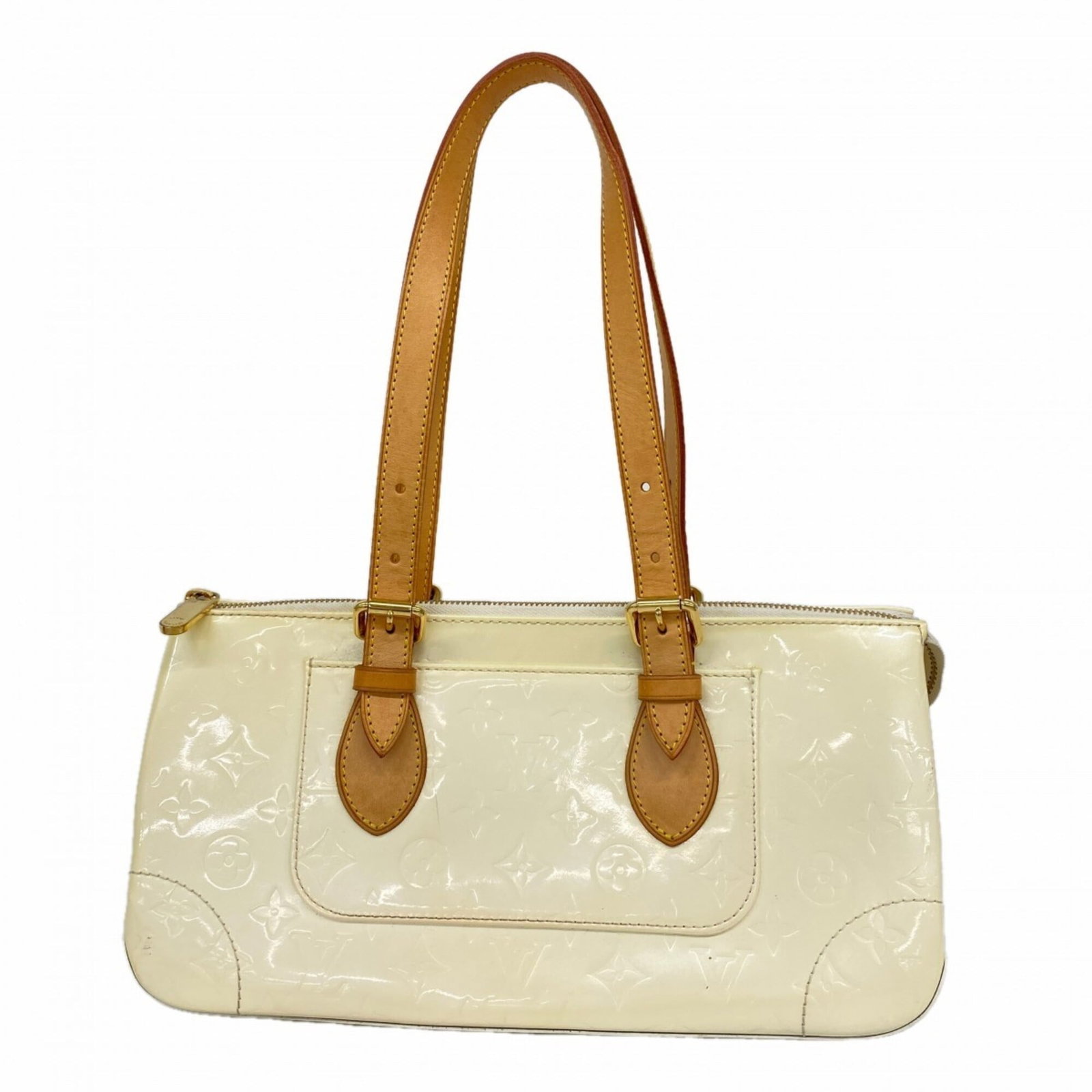 Louis Vuitton Handbag: Louis Vuitton Handbag Louis Vuitton Handbag, M93508, boasts its signature monogram pattern and pearl color. Measuring 16.5cm x 32.5cm x 14cm, this stylish handbag is designed for everyday use. With it