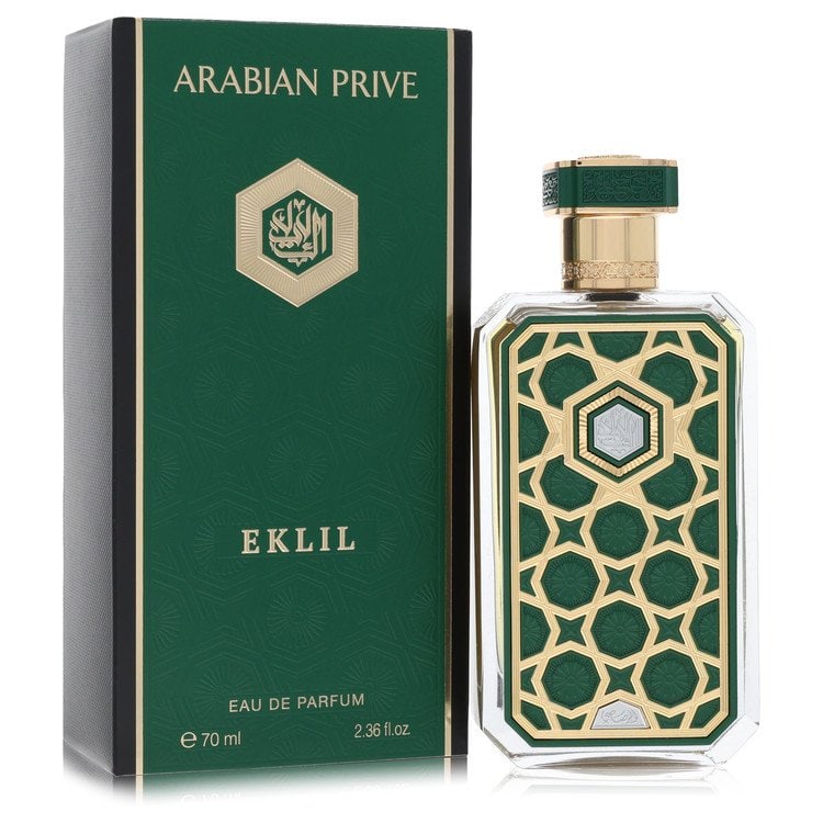 Rasasi Arabian Prive Eklil by Rasasi Eau De Parfum Spray 2.36 oz: Rasasi Arabian Prive Eklil by Rasasi Eau De Parfum Spray 2.36 oz Rasasi Arabian Prive Eklil by Rasasi Eau De Parfum Spray is a 2.36 oz men's cologne offering a unique fragrance experience. This eau de