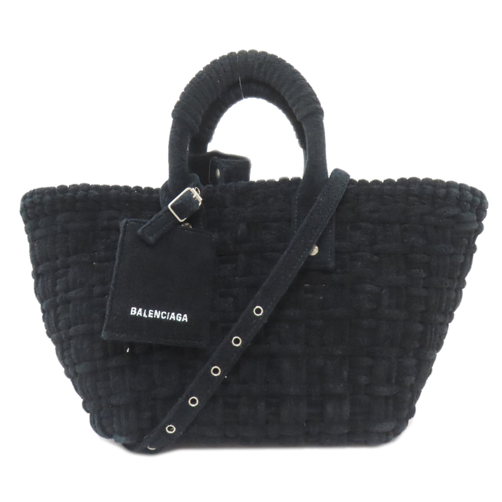 Fabric pile handbag (1 of 20)