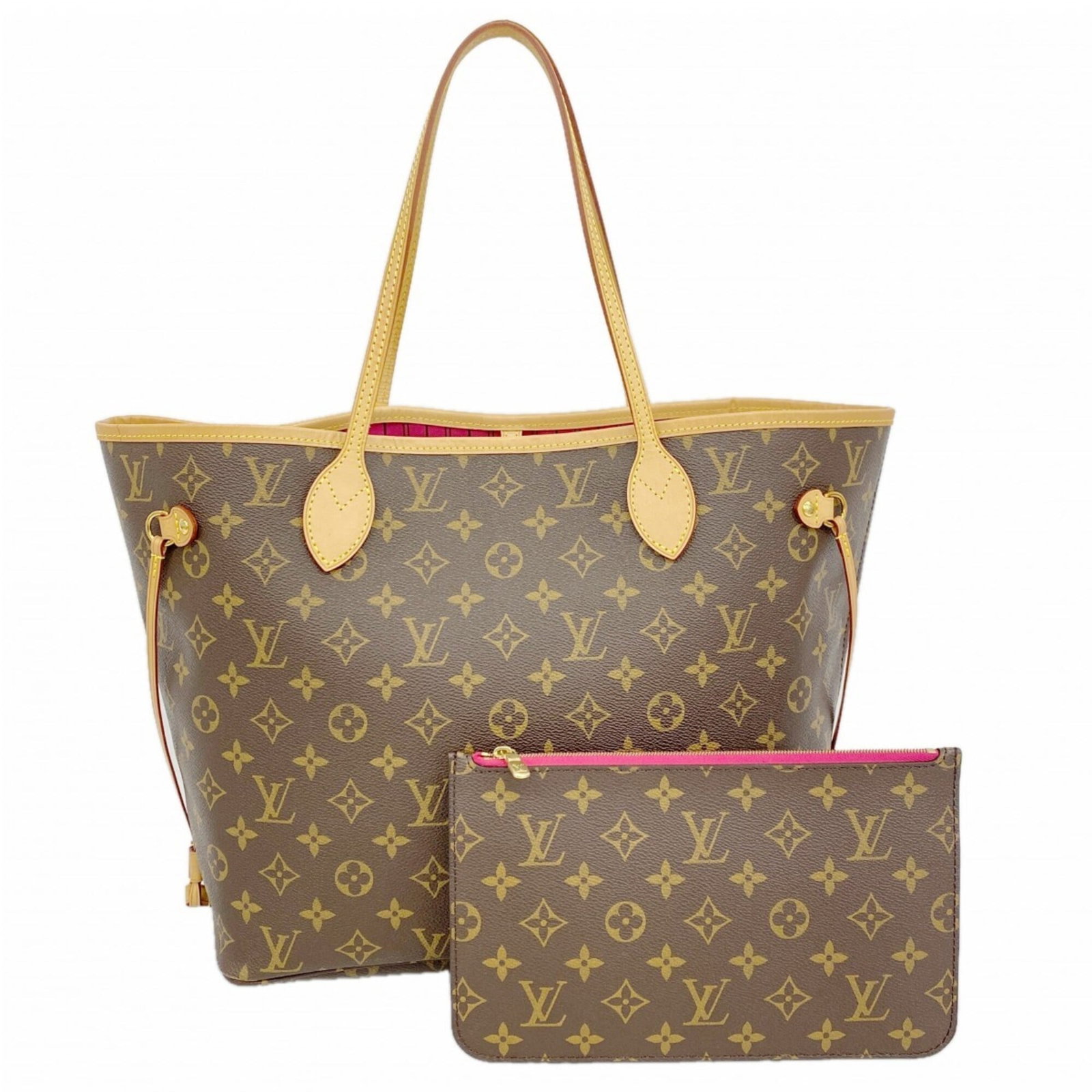 Louis Vuitton Tote Bag: Louis Vuitton Tote Bag Brown Louis Vuitton Tote Bag, 29cm x 32cm x 16cm. This classic tote bag features the iconic monogram pattern and is made from high-quality materials. With its timeless design an