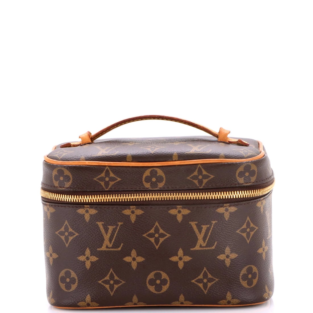 Louis Vuitton Nice Vanity Case Monogram Canvas Mini: Louis Vuitton Nice Vanity Case Monogram Canvas Mini Brown Louis Vuitton Nice Vanity Case Monogram Canvas Mini Cosmetic Case. This mini cosmetic case features the iconic monogram canvas design and meas
