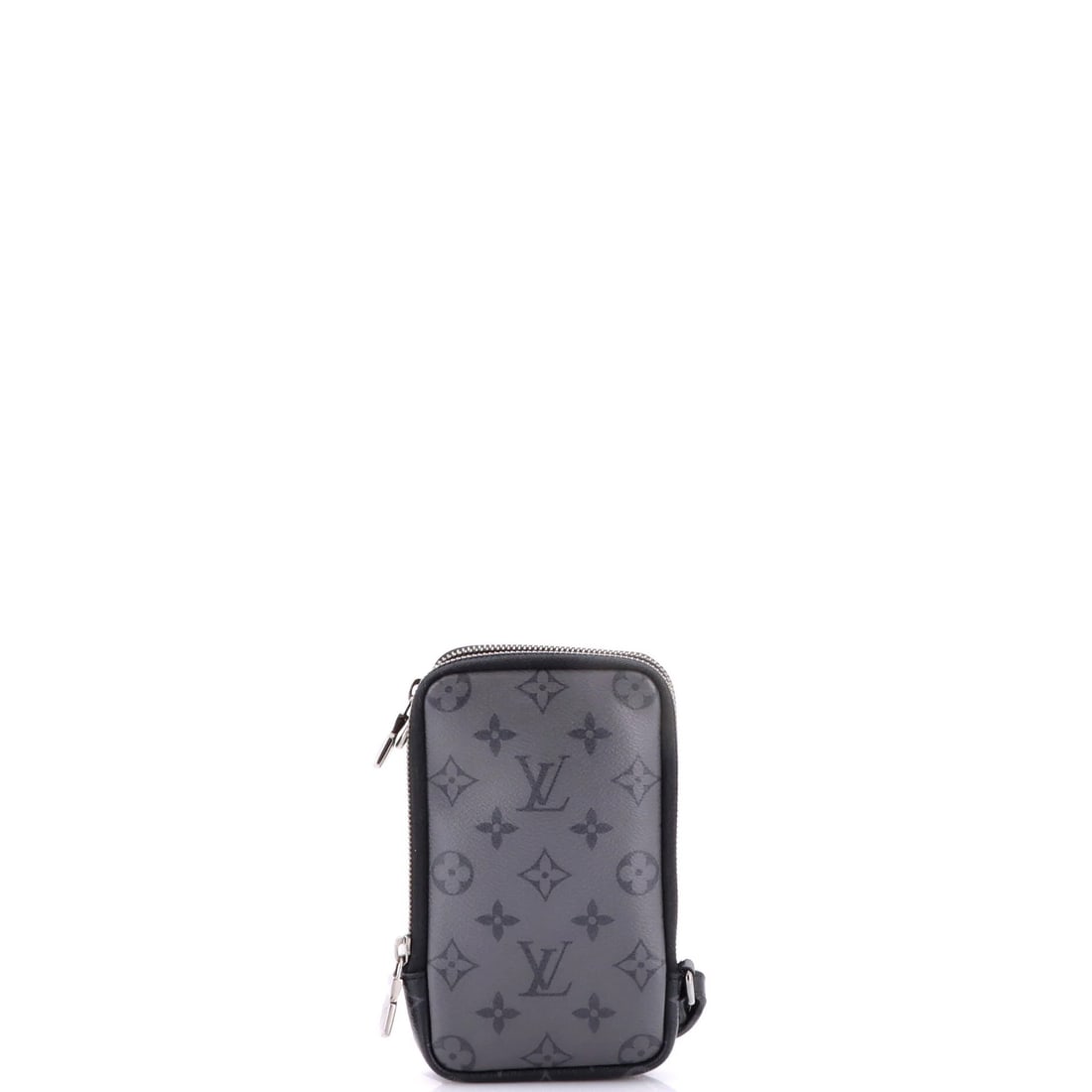 Double Phone Pouch Louis Vuitton Reverse Monogram Eclipse Canvas - 3