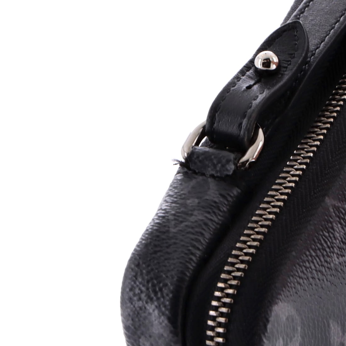 Double Phone Pouch Louis Vuitton Reverse Monogram Eclipse Canvas - 6