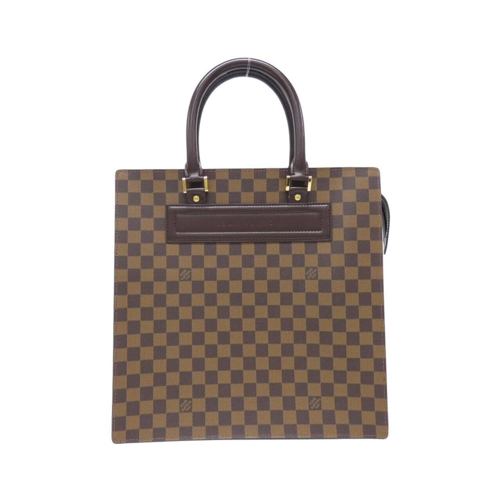 Canvas Coated Louis Vuitton Handbag: Canvas Coated Louis Vuitton Handbag Canvas Coated Louis Vuitton Handbag - A stylish and compact bag made from coated canvas, measuring 35cm x 35cm x 9cm. The Ebene color adds a touch of sophistication