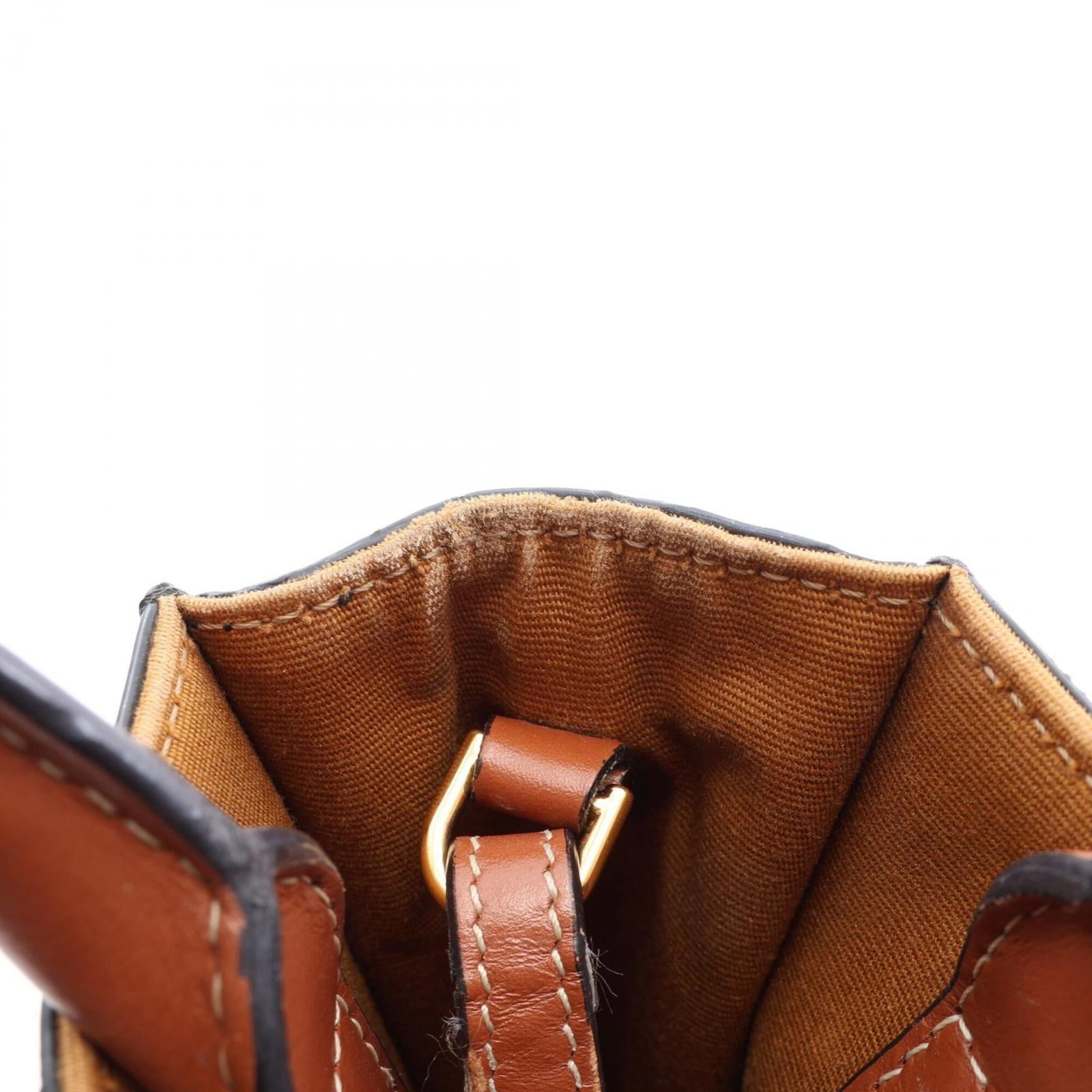 Canvas leather handbag celine - 5