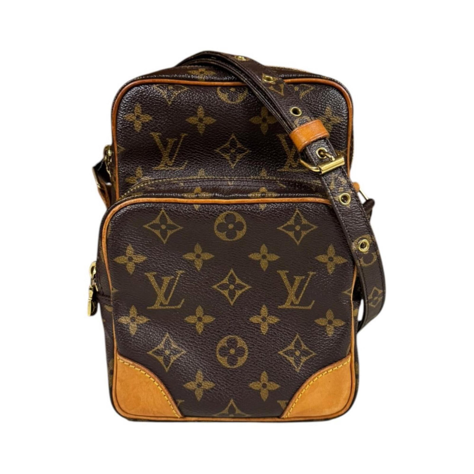 Shoulder Bag Monogram By Louis Vuitton: Shoulder Bag Monogram By Louis Vuitton The iconic Louis Vuitton Monogram Shoulder Bag boasts a timeless design, featuring the signature monogram pattern in rich brown hues. Crafted with exceptional