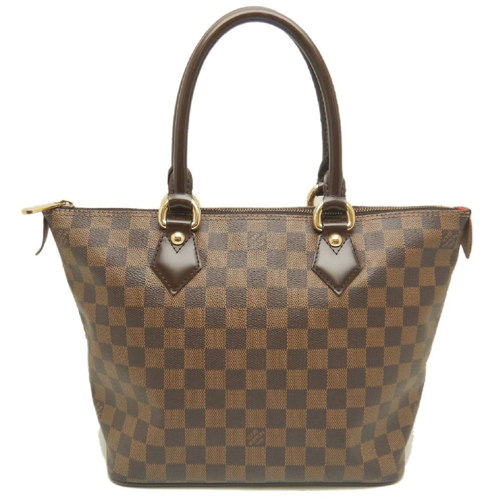 Damier Canvas Tote Bag by Louis Vuitton: Damier Canvas Tote Bag by Louis Vuitton Damier Canvas Tote Bag by Louis Vuitton - A timeless and iconic design, this tote bag features the classic Damier canvas pattern in Ebene color. Measuring