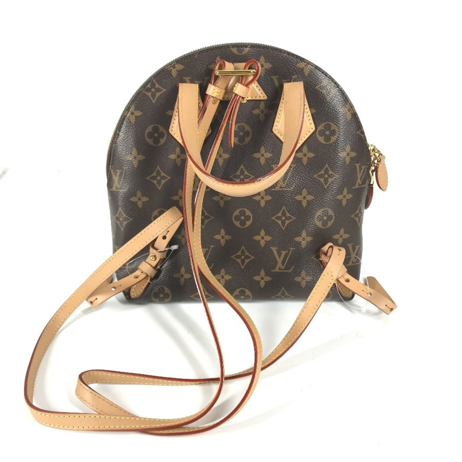 Canvas Monogram Backpack Vuitton Louis: Canvas Monogram Backpack Vuitton Louis Canvas Monogram Backpack Vuitton Louis - A Timeless Brown Classic. This iconic backpack features the signature monogram canvas design, clochette, dust bag, and