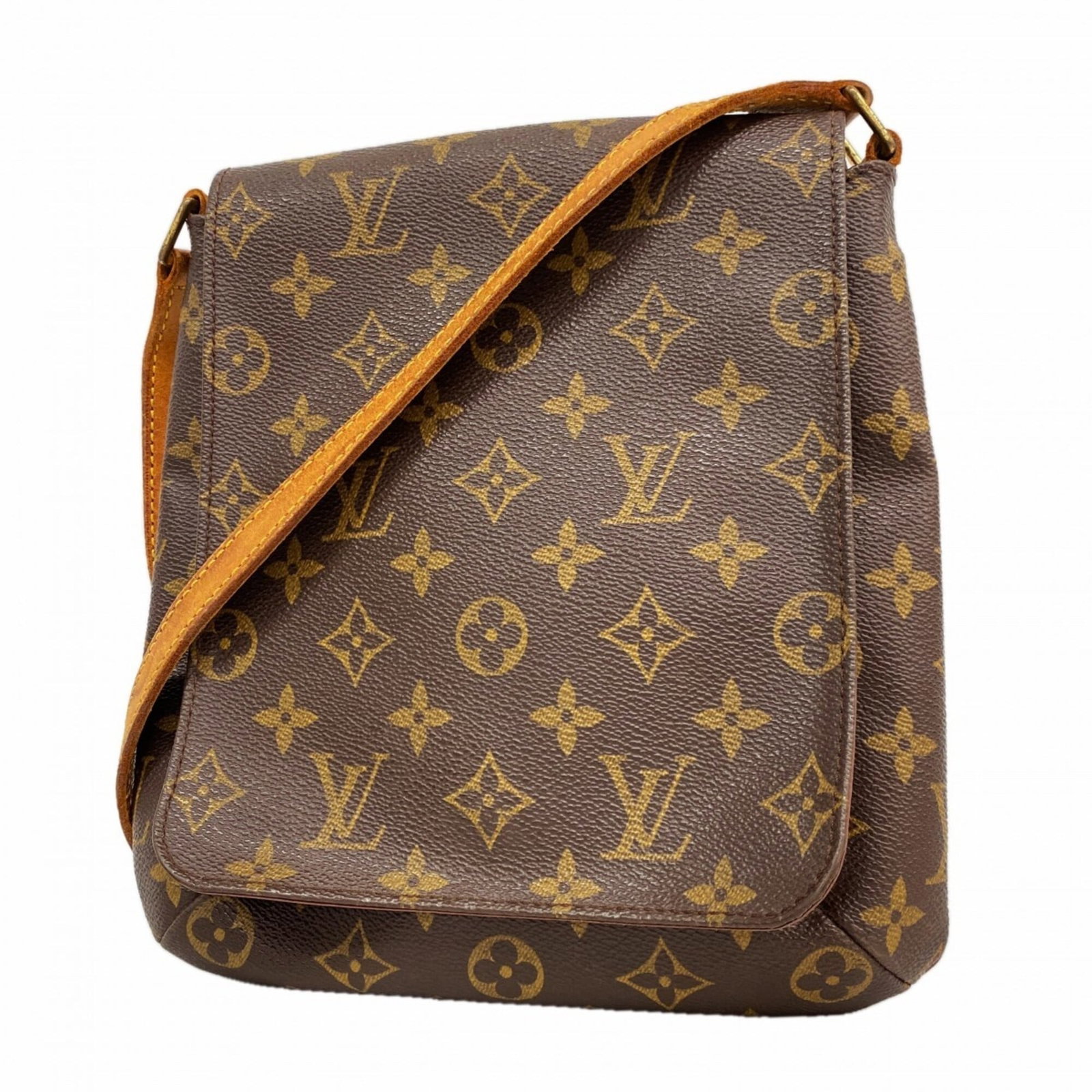 Shoulder bag from Louis Vuitton: Shoulder bag from Louis Vuitton Brown Louis Vuitton shoulder bag with classic design and signature monogram pattern. Measuring 23.5cm x 21.5cm x 3cm, it offers a stylish and compact way to carry