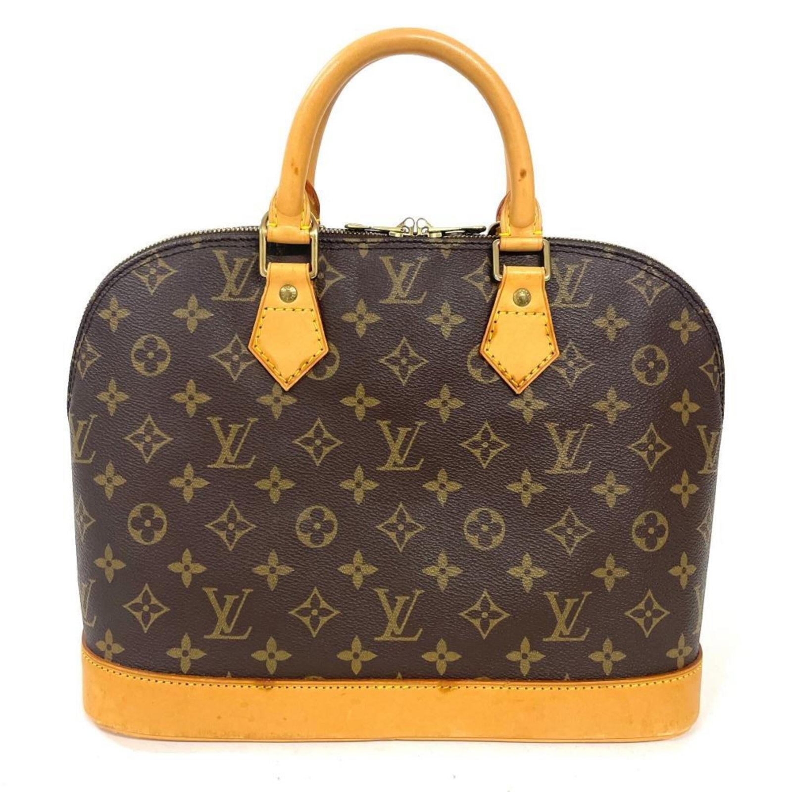 Louis Vuitton Handbag Monogram: Louis Vuitton Handbag Monogram Brown Louis Vuitton M53150 Monogram Handbag with Gold Hardware, featuring the iconic monogram pattern and gold zipper closure. Measuring 23cm x 30cm x 16cm, this stylish