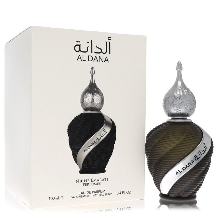 Niche Emarati Al Dana by Lattafa Eau De Parfum Spray (Unisex) 3.4 oz: Niche Emarati Al Dana by Lattafa Eau De Parfum Spray (Unisex) 3.4 oz Lattafa Eau De Parfum Spray (Unisex) 3.4 oz, featuring the Niche Emarati Al Dana fragrance, offers a unique scent experience with i
